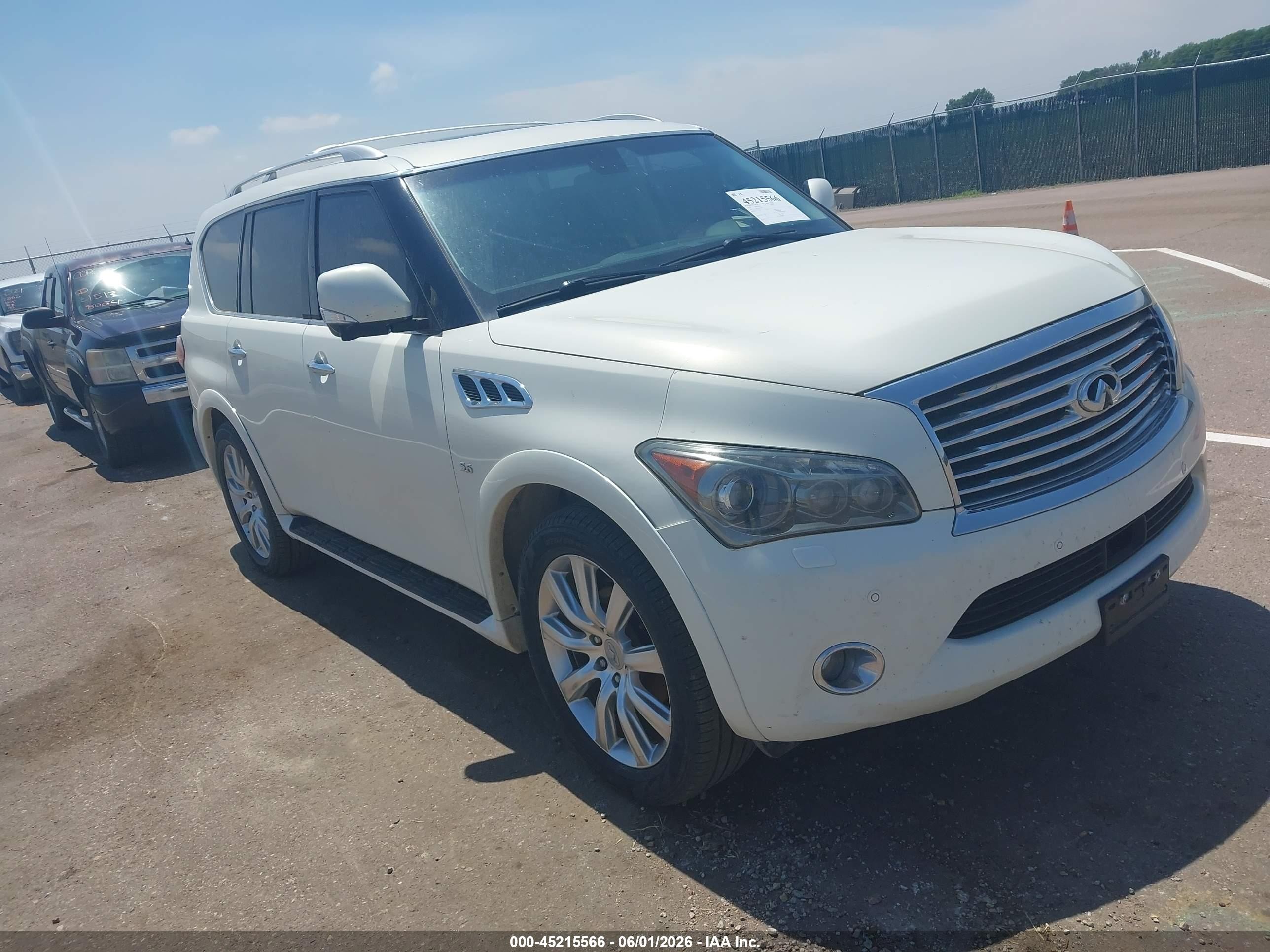 2014 Infiniti QX80, VIN JN8AZ2NC3E9351002 — Hail