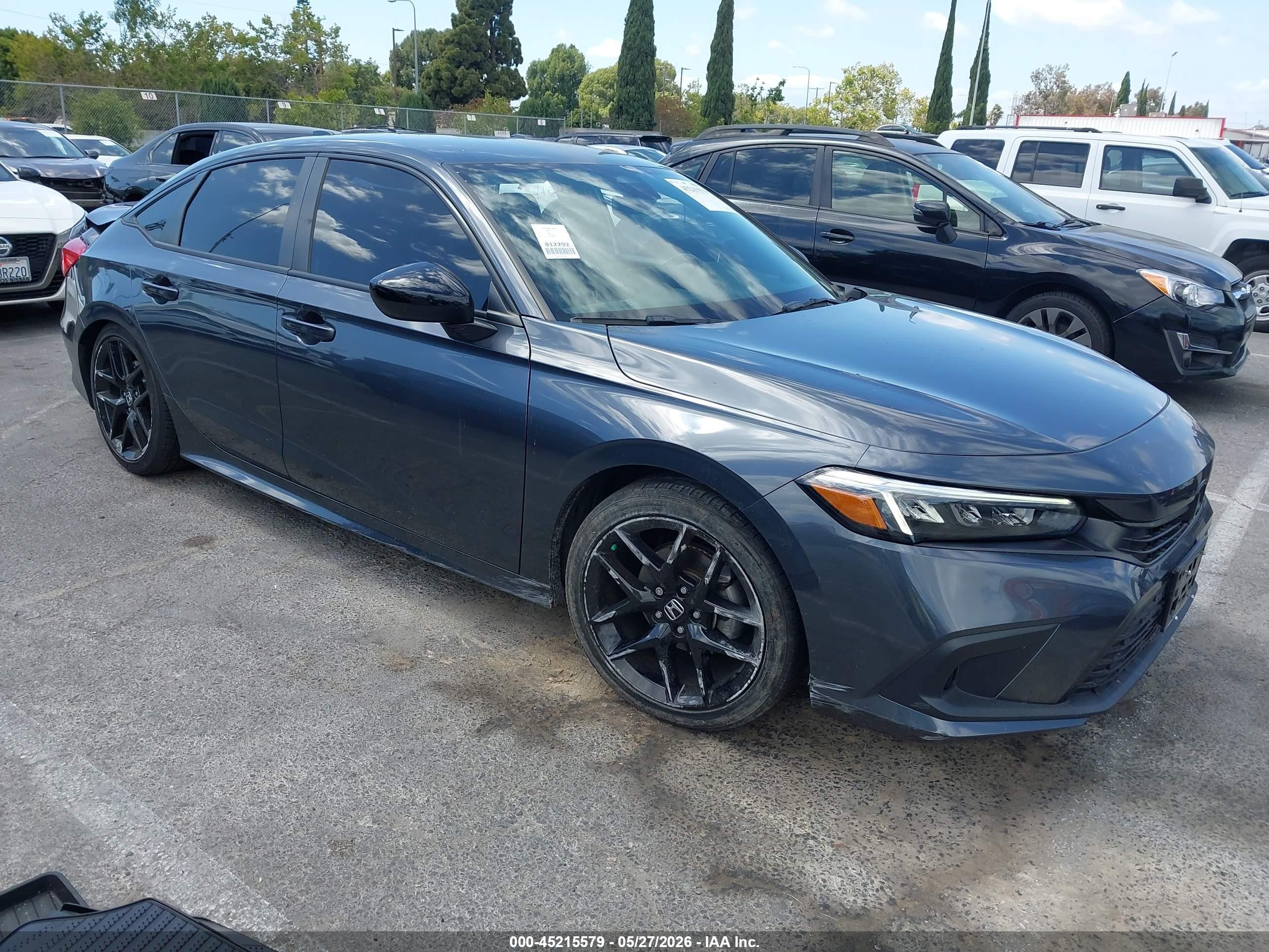 2023 Honda Civic Sport, VIN 2HGFE2F54PH501779 — Rear end