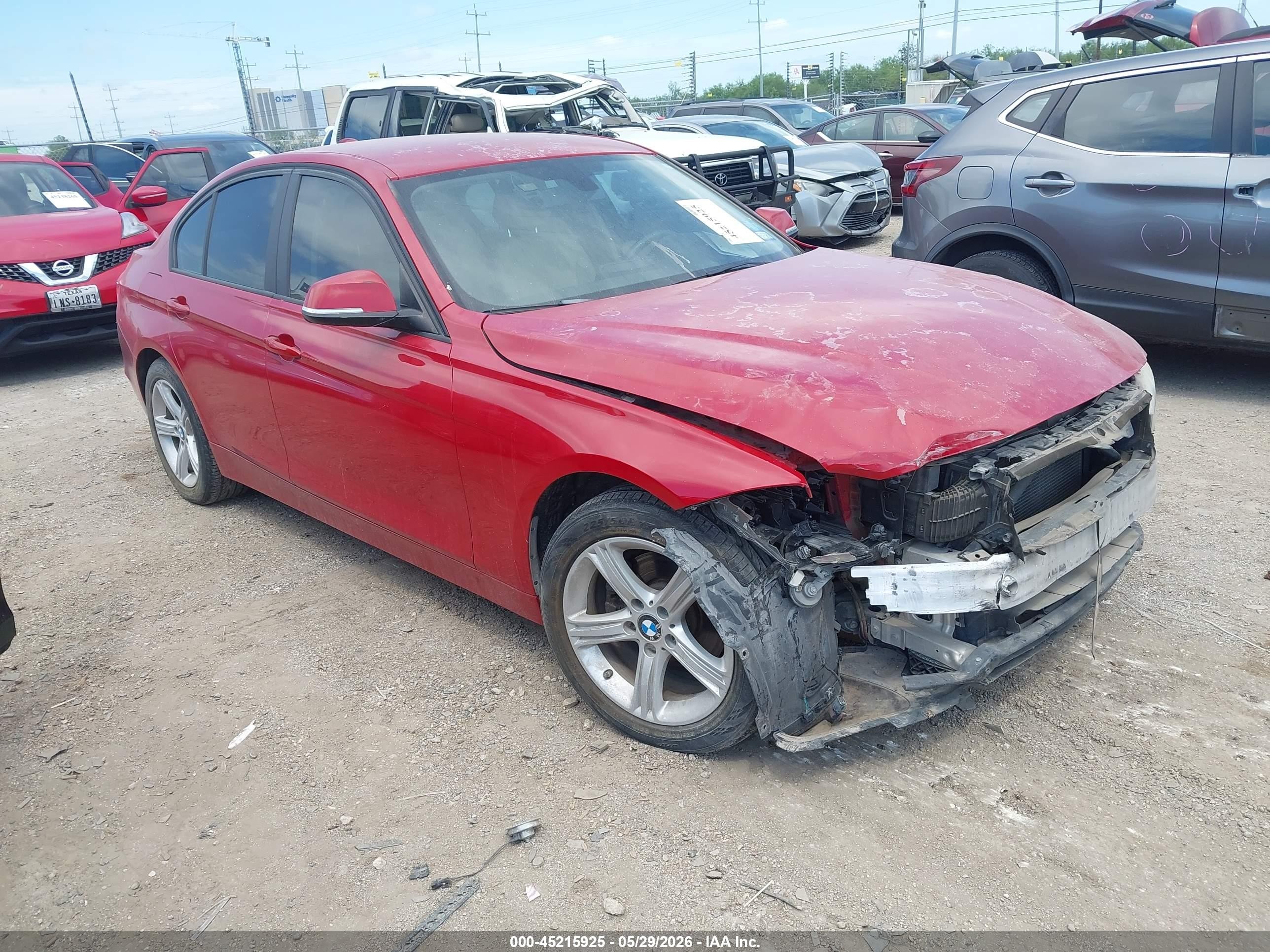2014 BMW 3 Series 320i, VIN WBA3B1G51ENT00846 — Front end