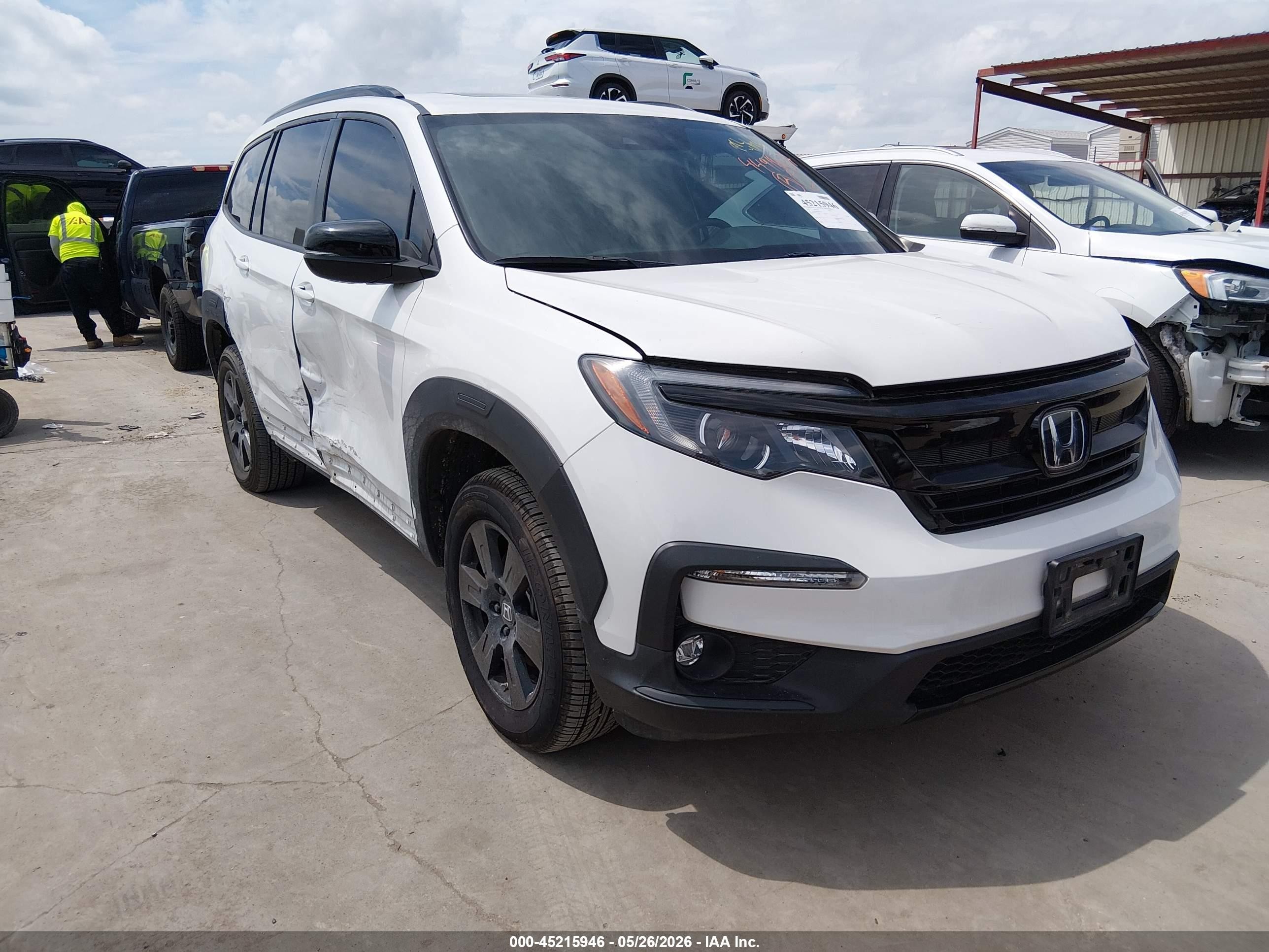 2022 Honda Pilot TrailSport, VIN 5FNYF6H88NB094359 — Side