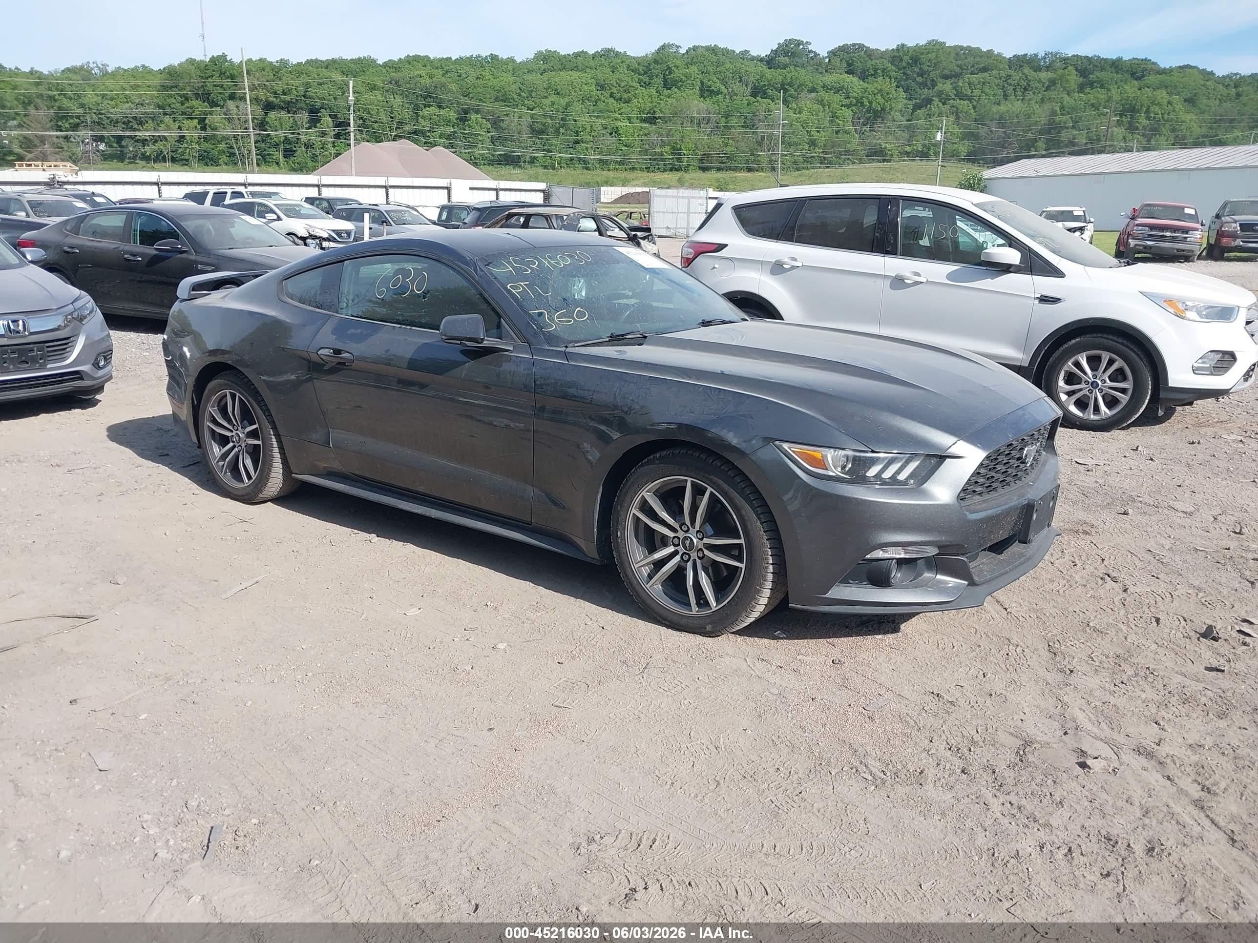 2016 Ford Mustang EcoBoost, VIN 1FA6P8TH5G5318432 — Hail