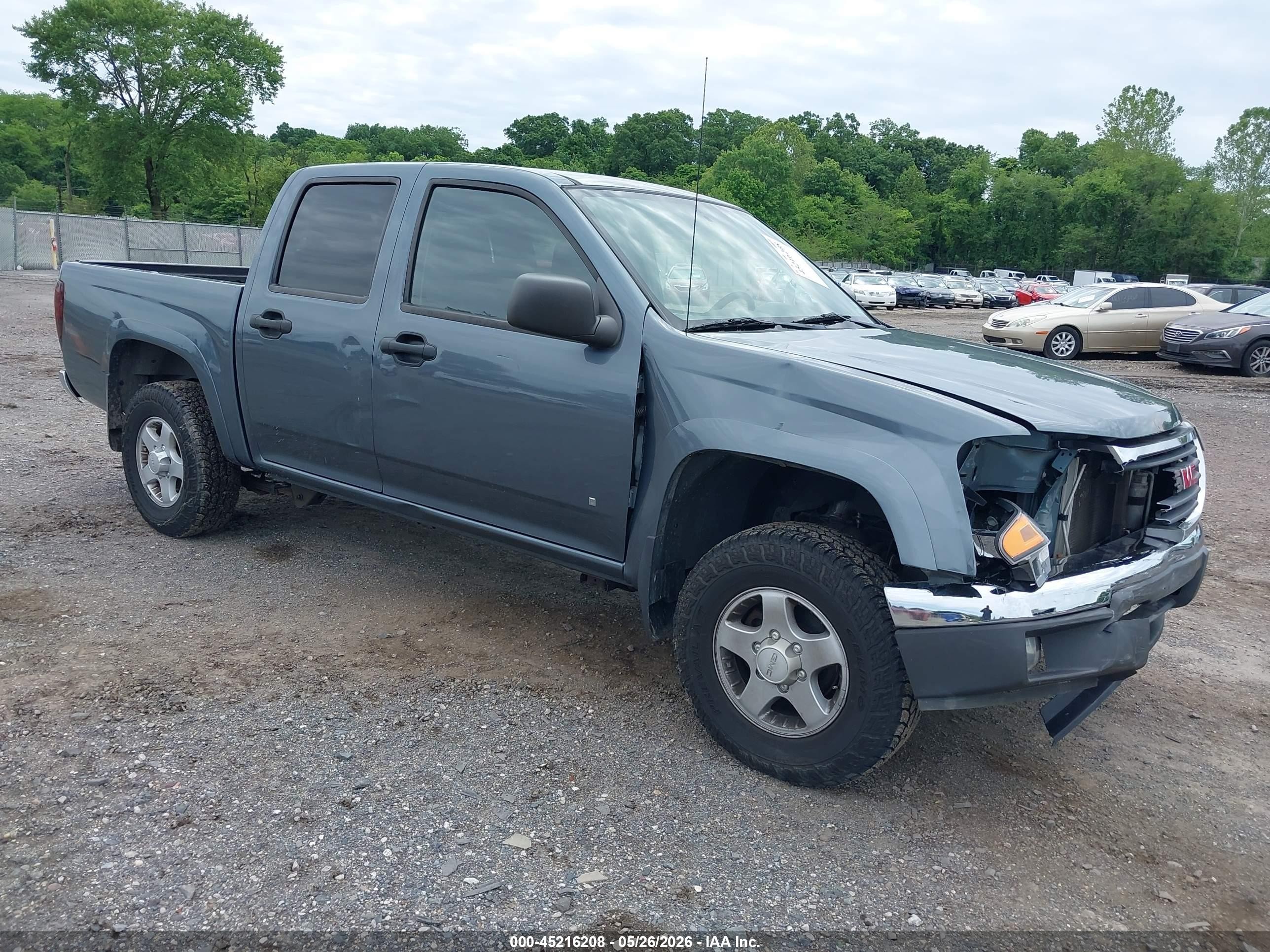 2006 GMC Canyon SLE2, VIN 1GTDT136068168990 — Front end