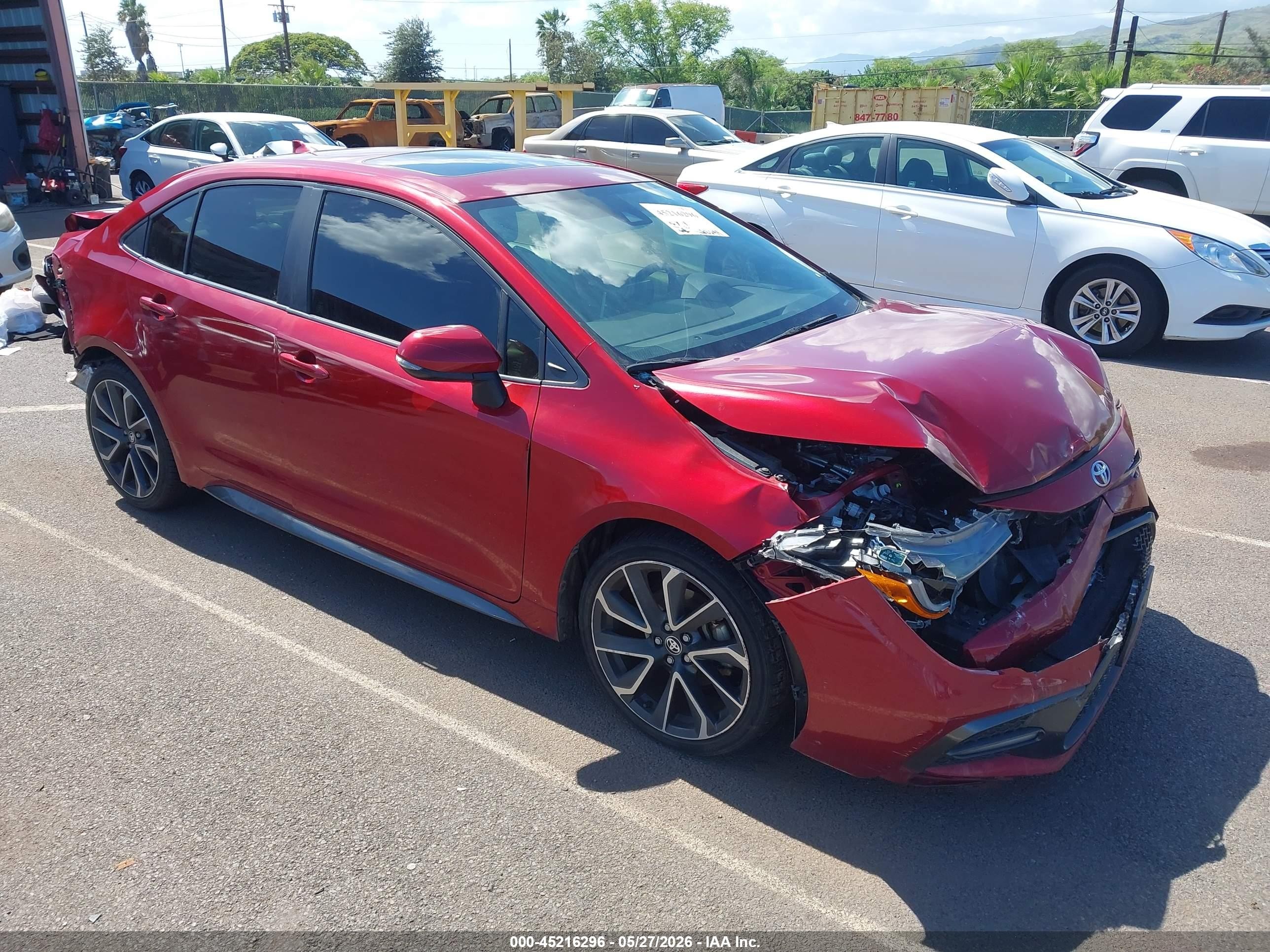 2022 Toyota Corolla XSE, VIN JTDT4MCEXNJ093966 — All over