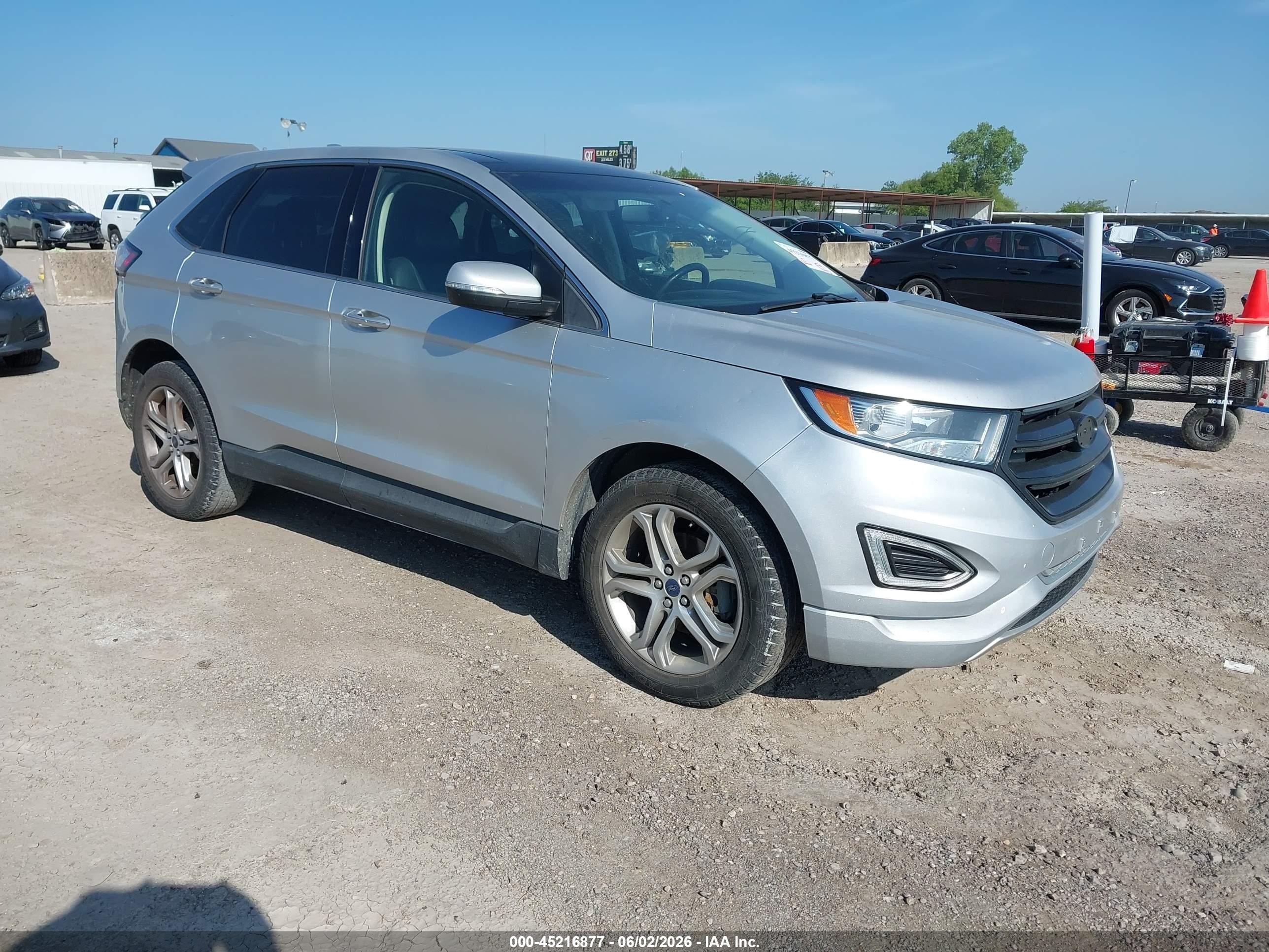 2017 Ford Edge Titanium, VIN 2FMPK3K92HBB57895 — Hail