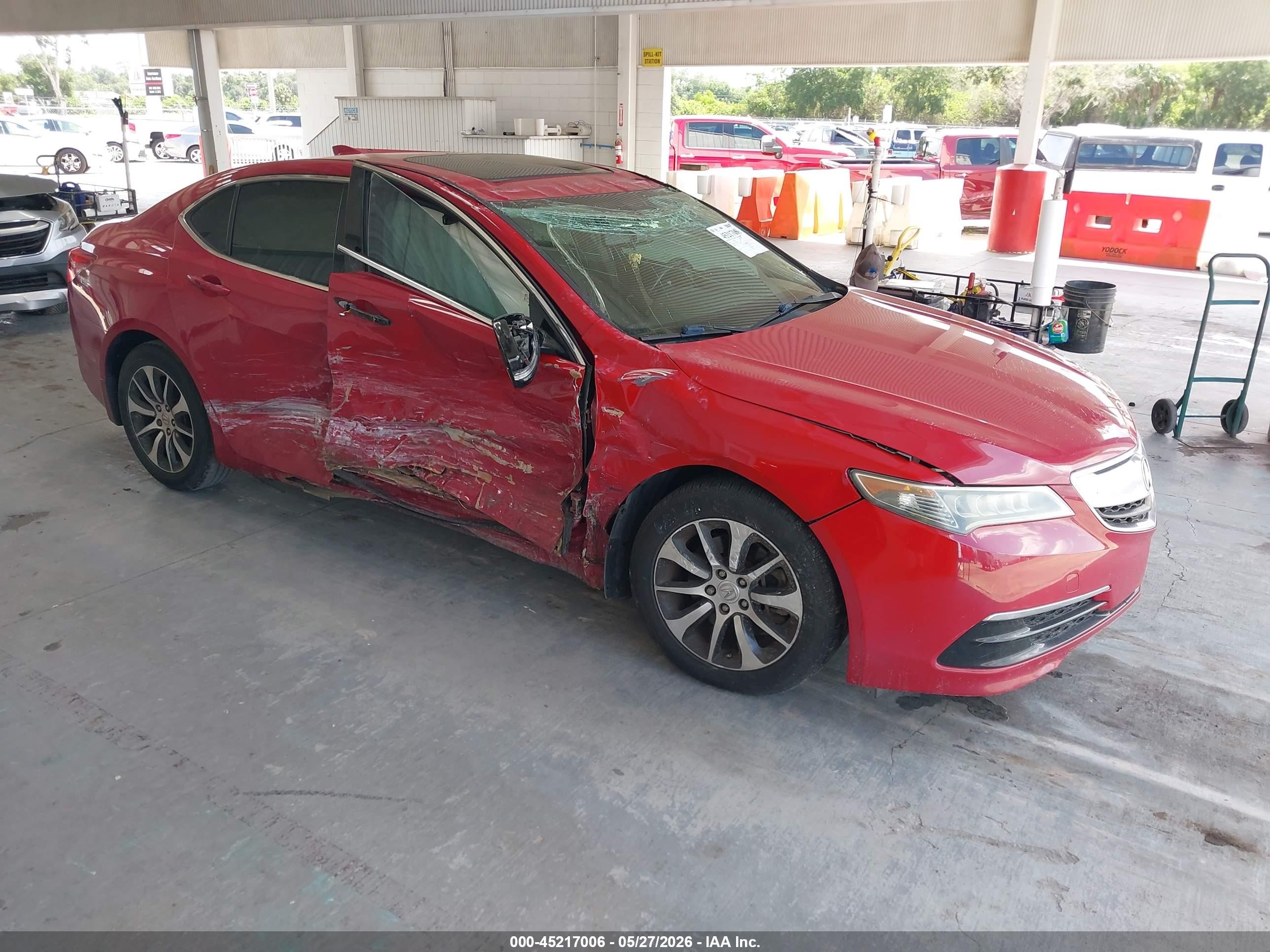 2017 Acura TLX, VIN 19UUB1F34HA003252 — Опрокидывание