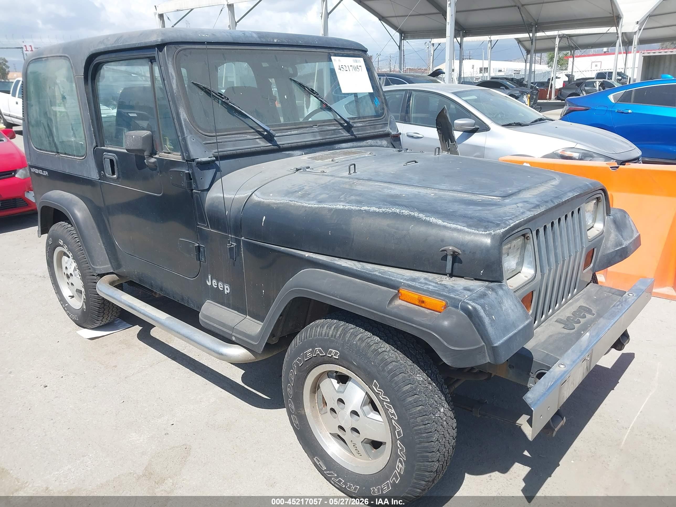 1993 Jeep Wrangler, VIN 1J4FY29S5PP234519 — Normal wear