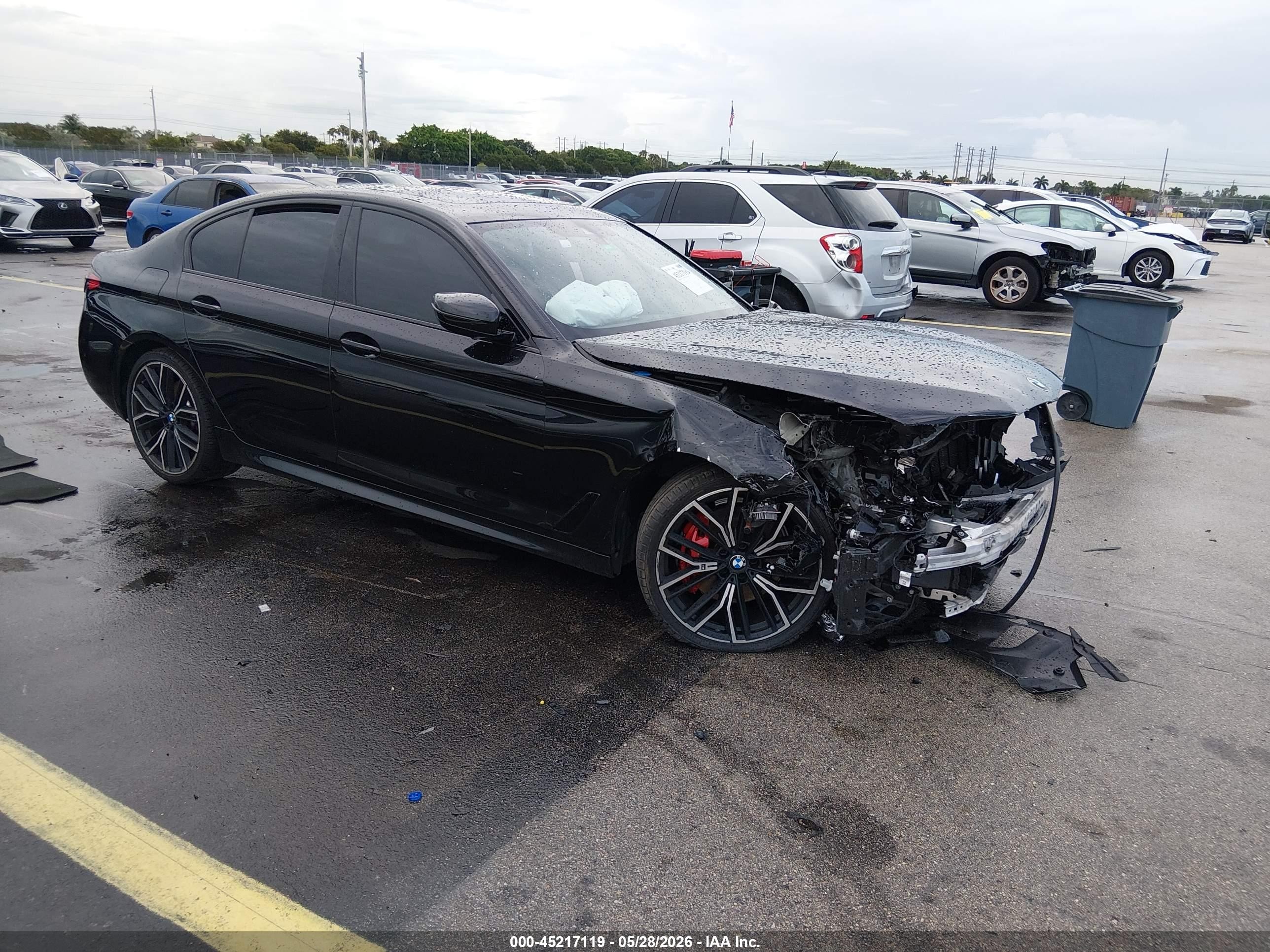 2021 BMW 5 Series 530i, VIN WBA53BH07MWX05794 — Side