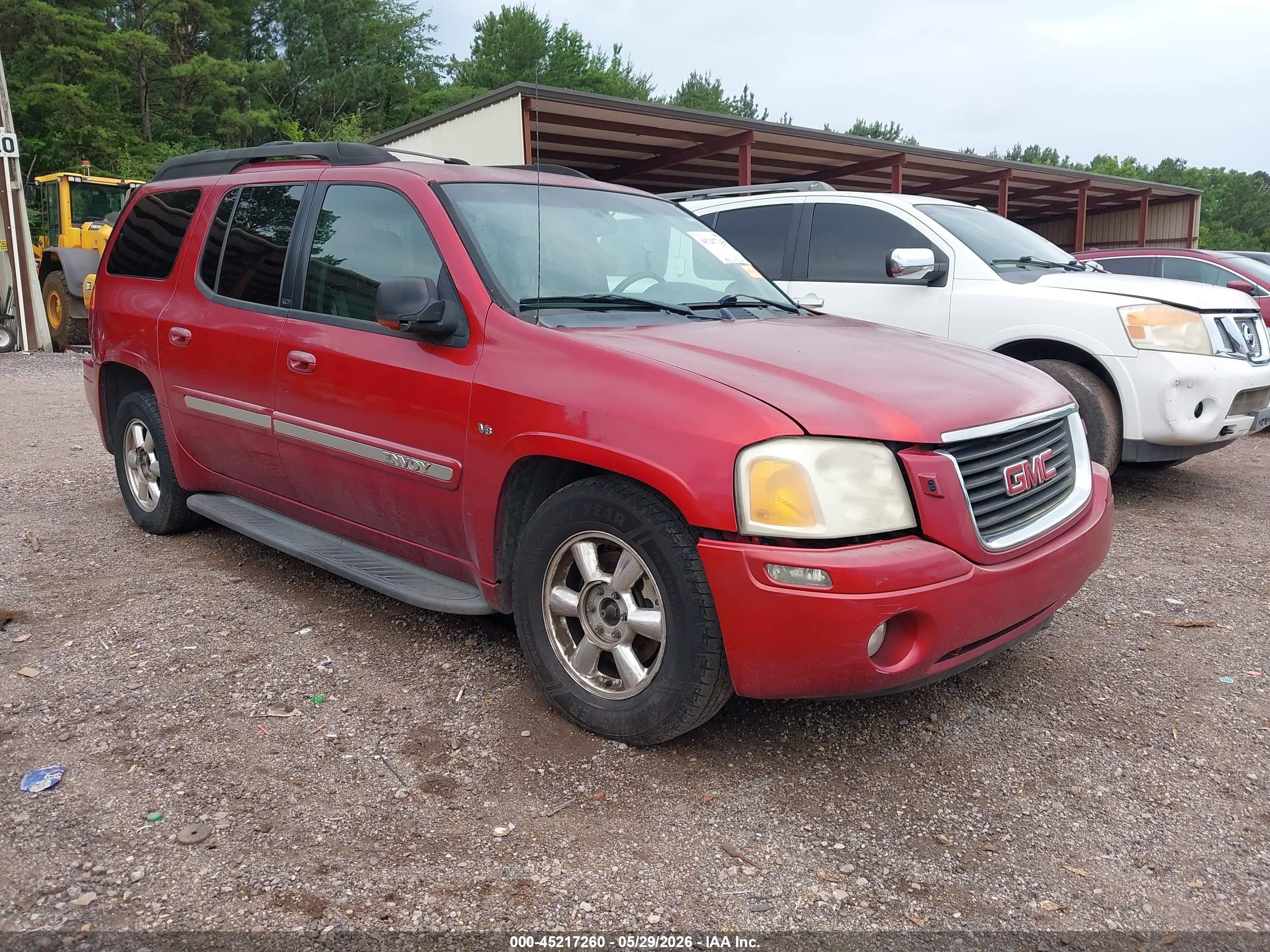 2003 GMC Envoy SLT, VIN 1GKET16P436244991 — Повреждение рамы