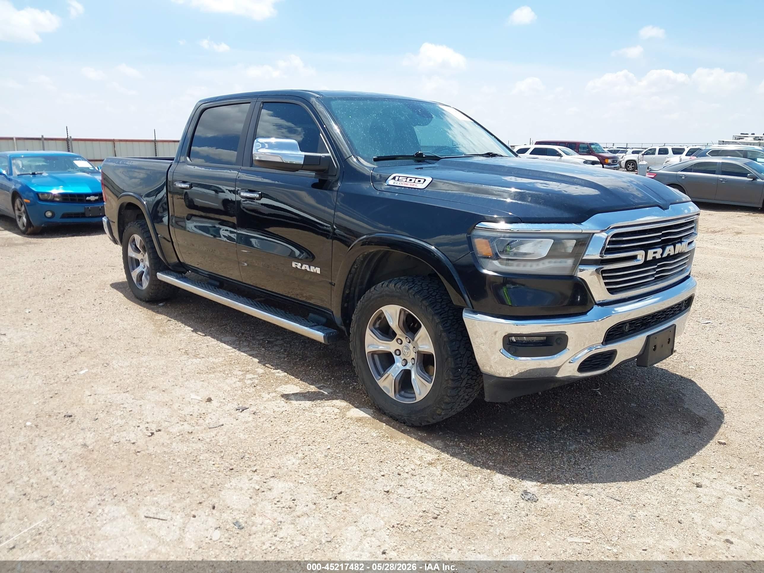 2020 Ram 1500 Laramie, VIN 1C6RREJM0LN252843 — Hail