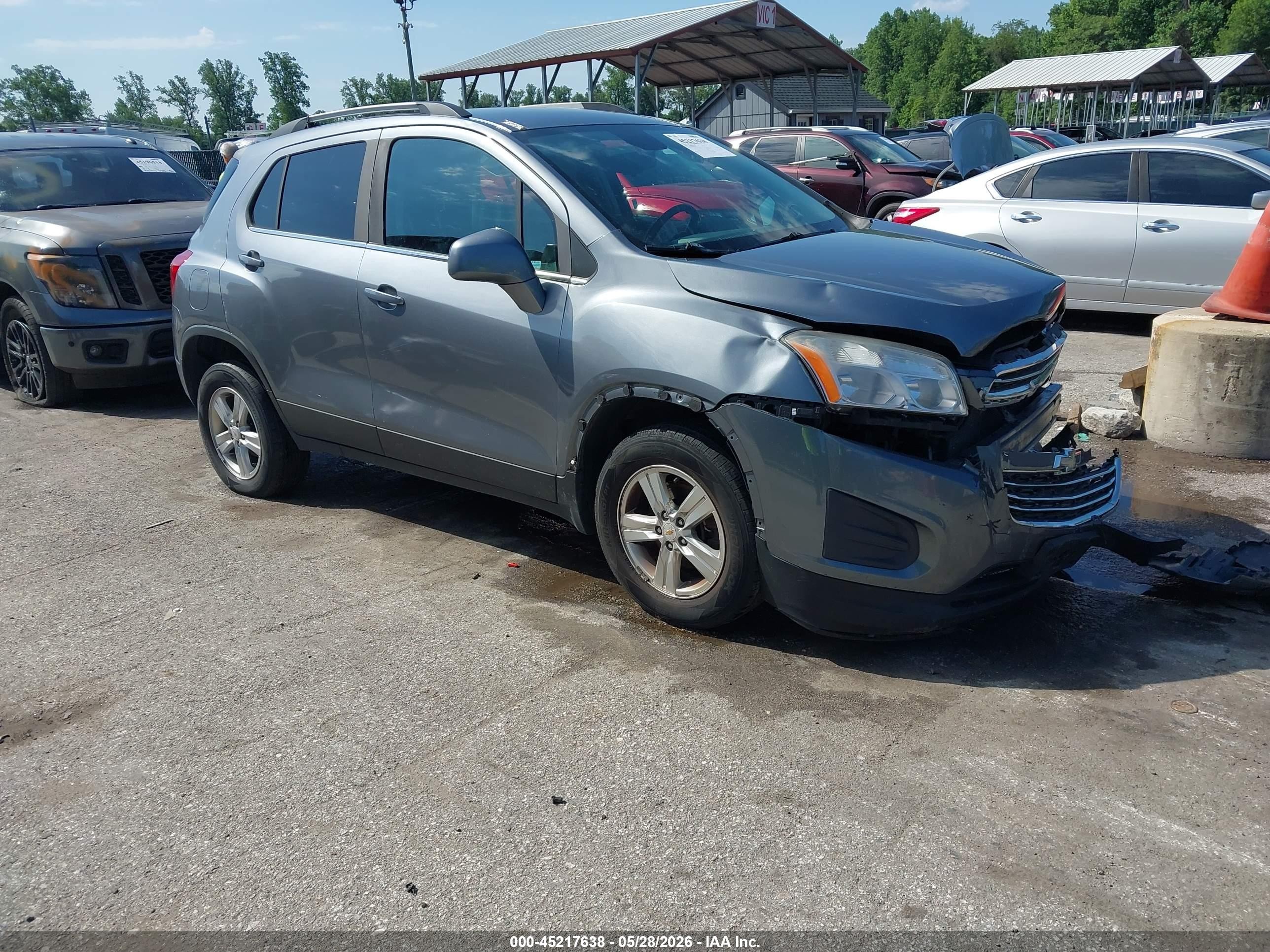 2015 Chevrolet Trax LT, VIN KL7CJRSB7FB078332 — Front end