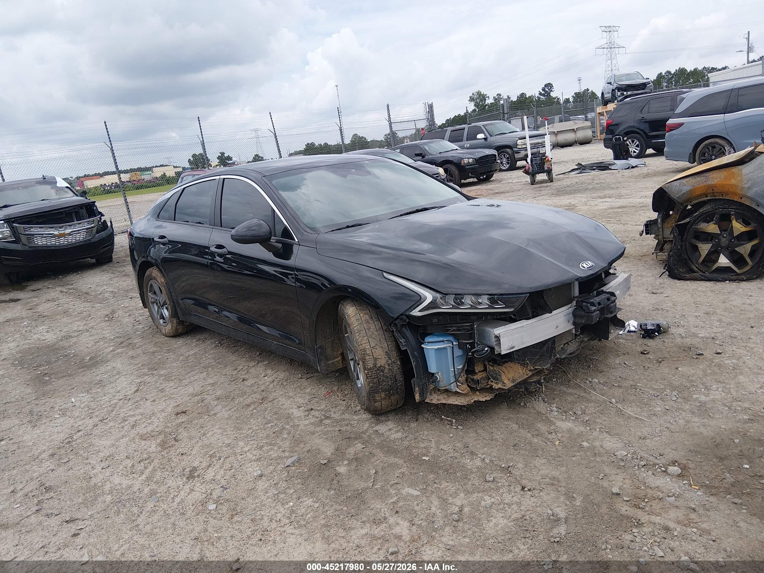 2021 Kia K5 LXS, VIN 5XXG14J27MG073809 — Front end