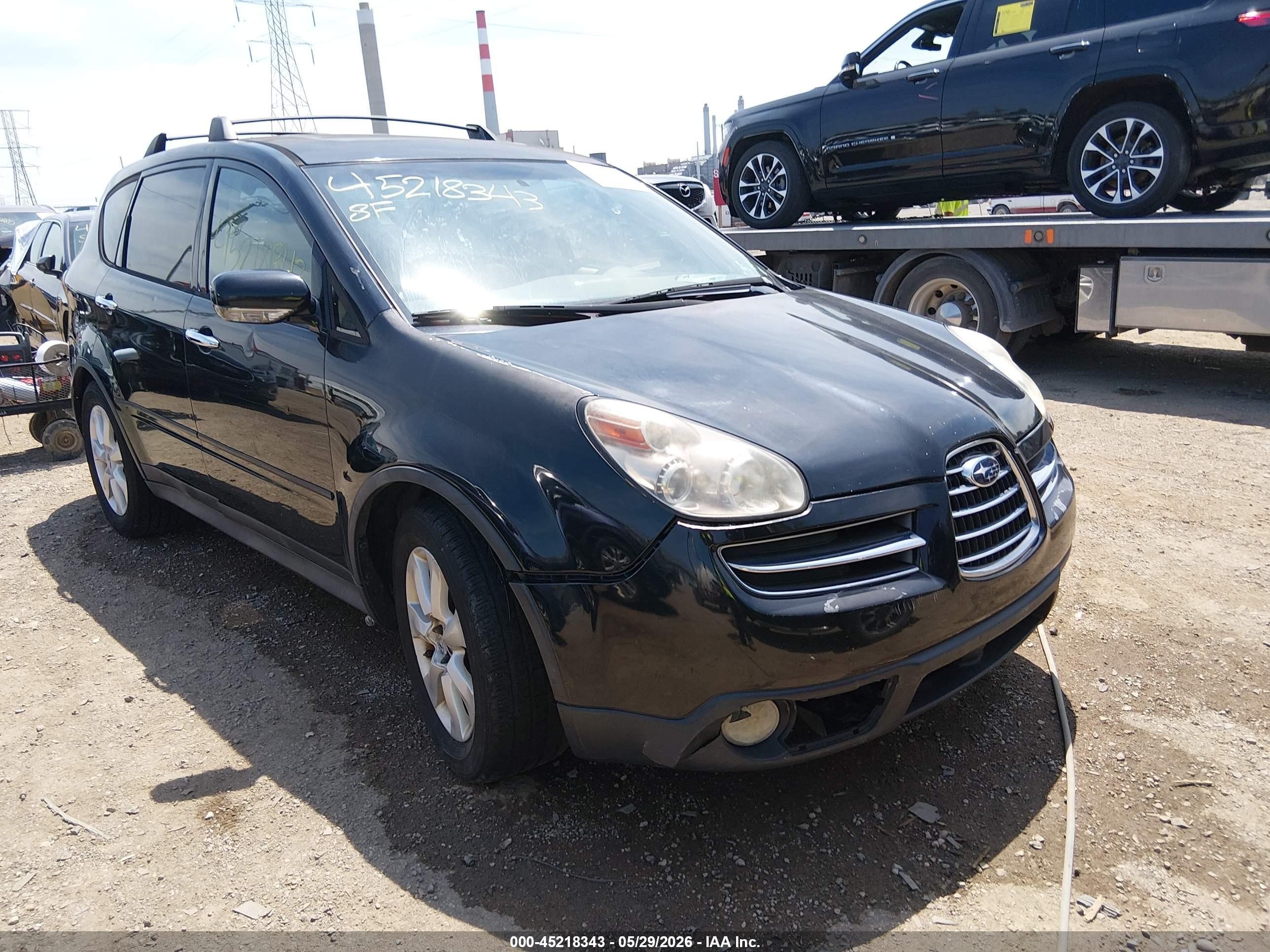 2006 Subaru Tribeca 7-Pass, VIN 4S4WX86C364412318 — Rear end