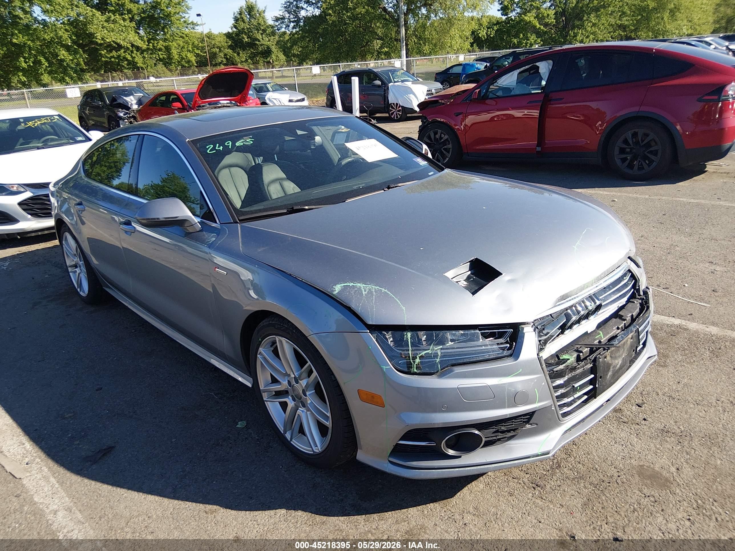 2017 Audi A7 Premium Plus, VIN WAUW2AFC0HN121635 — Front end