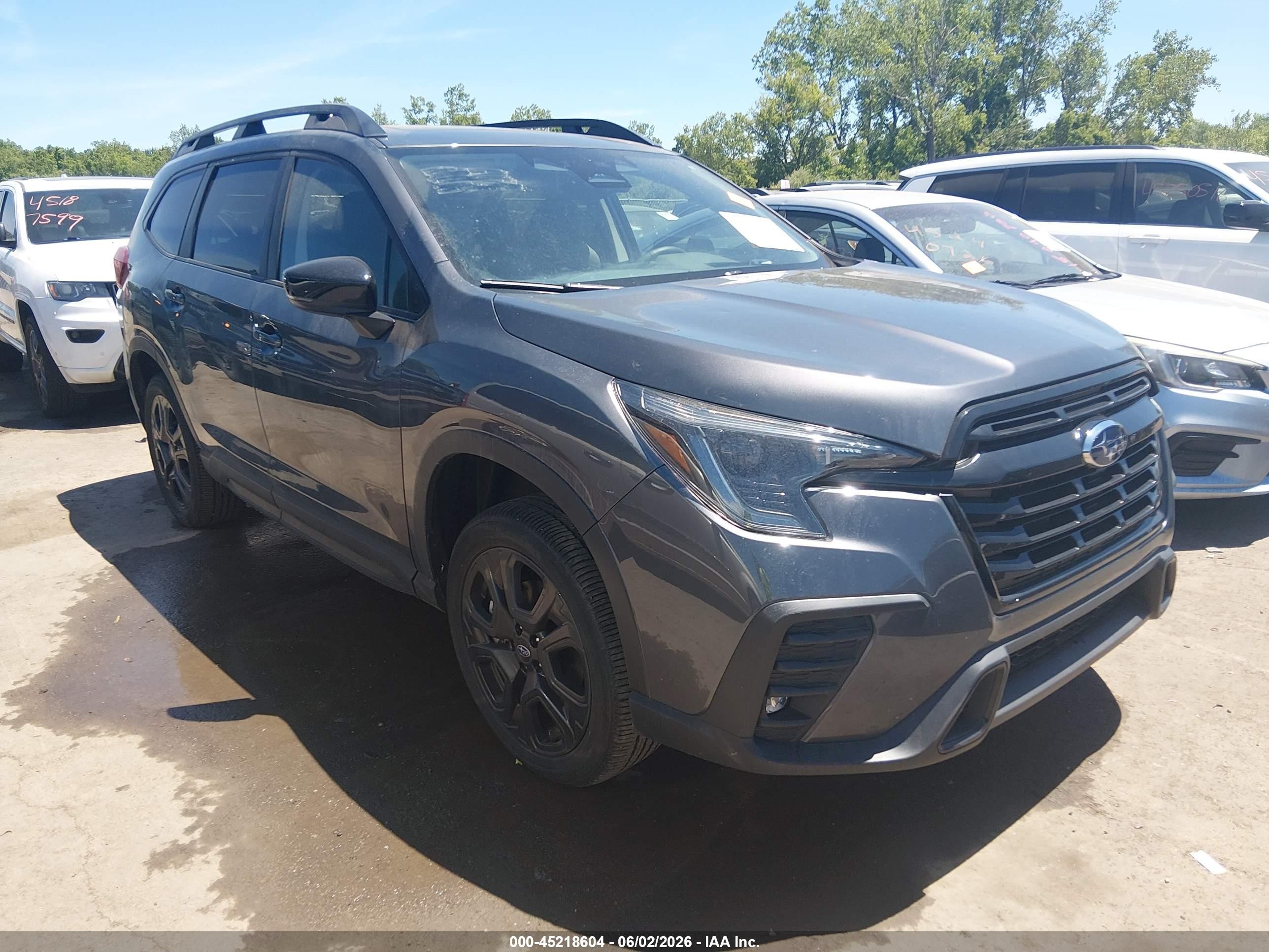2025 Subaru Ascent Onyx, VIN 4S4WMAFD0S3440702 — Hail