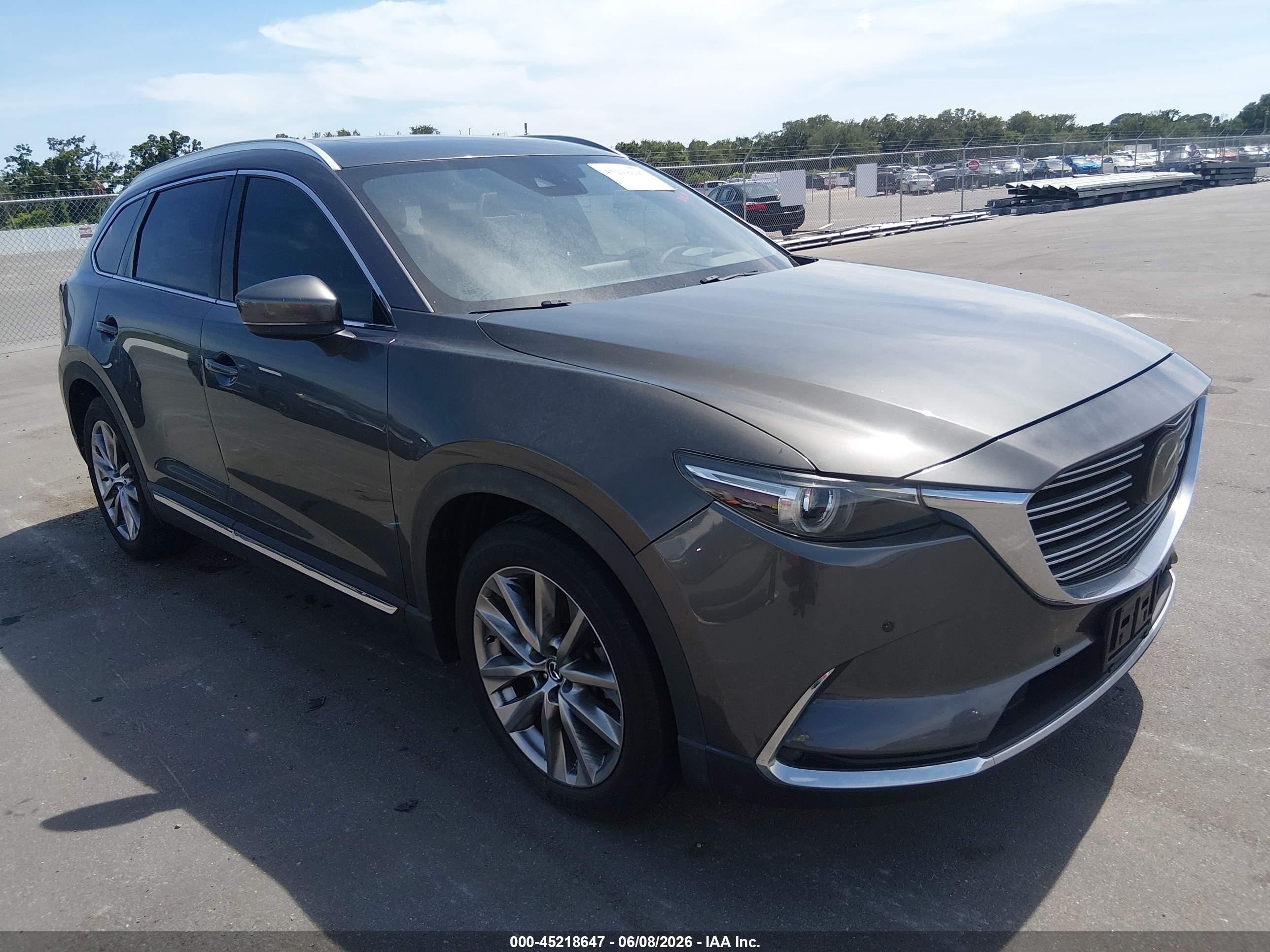 2018 Mazda CX-9 Signature, VIN JM3TCBEY7J0216614 — Engine fire