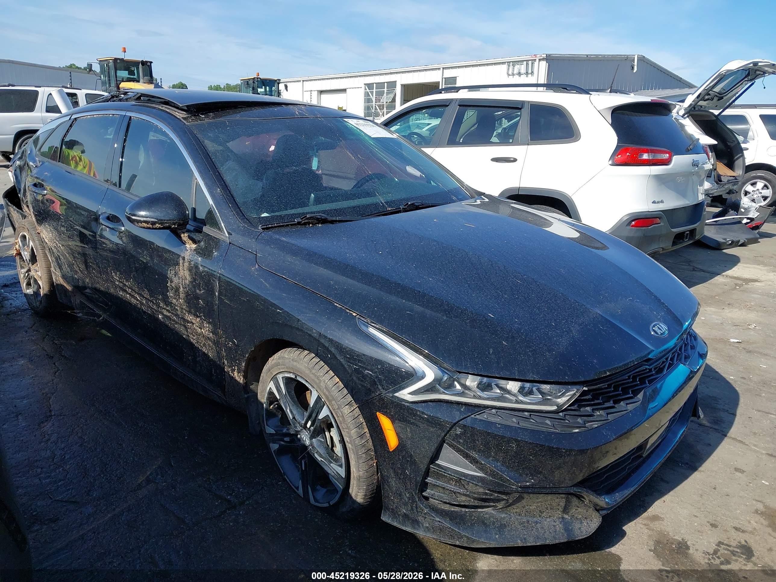 2021 Kia K5 GT-Line, VIN 5XXG64J22MG057373 — Rollover