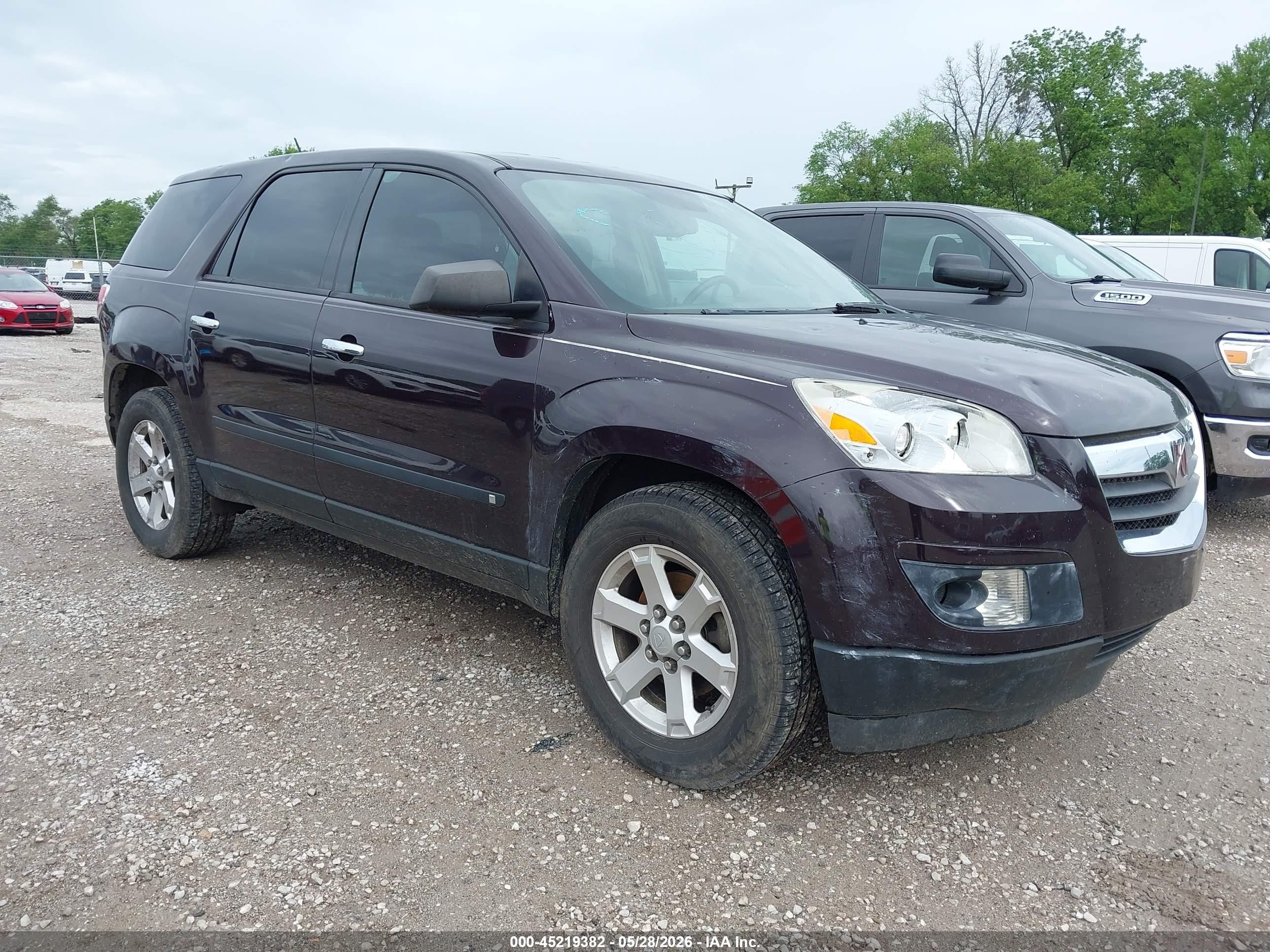 2008 Saturn Outlook XE, VIN 5GZER13738J190004 — Hail