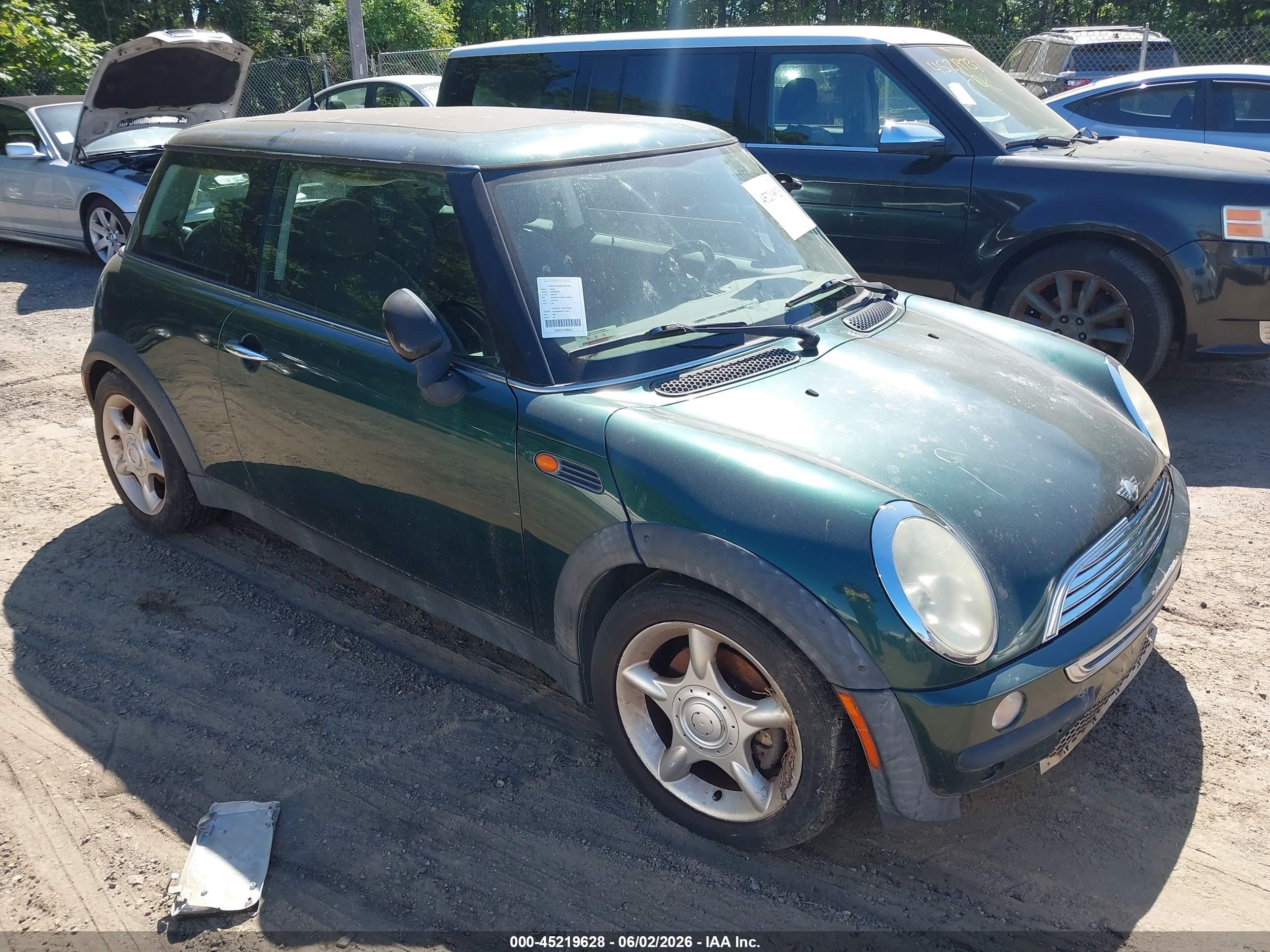 2004 MINI Hardtop, VIN WMWRC334X4TJ58698 — Биологическое загрязнение