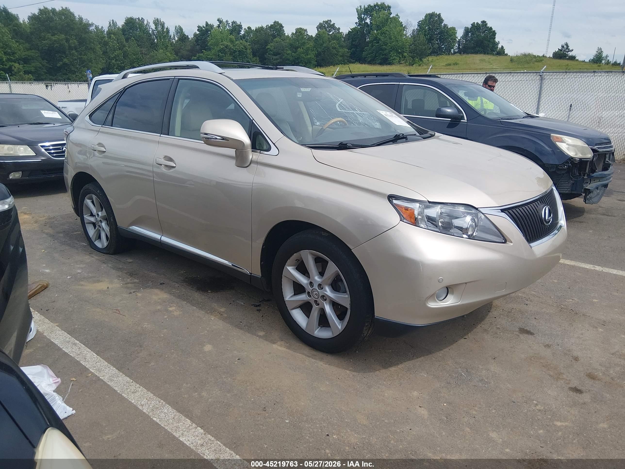 2012 Lexus RX 350, VIN 2T2ZK1BA3CC083880 — Rear end
