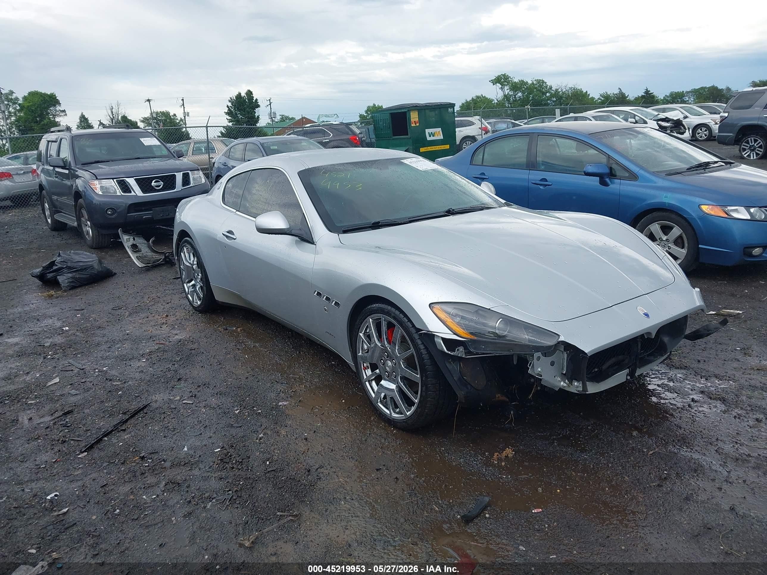 2008 Maserati GranTurismo, VIN ZAMGJ45A680040286 — Front end