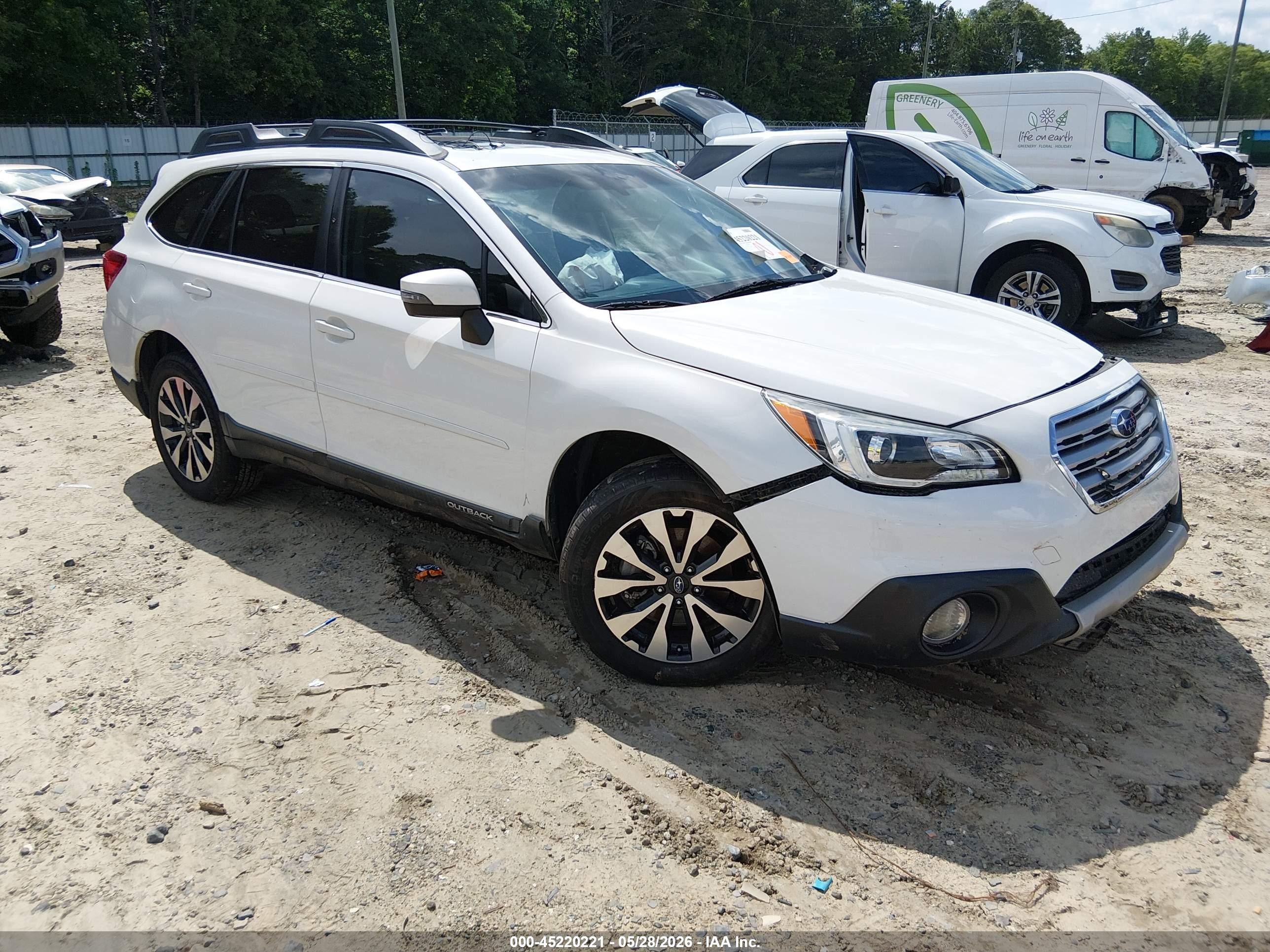 2017 Subaru Outback Limited, VIN 4S4BSAKC7H3268100 — Theft recovery
