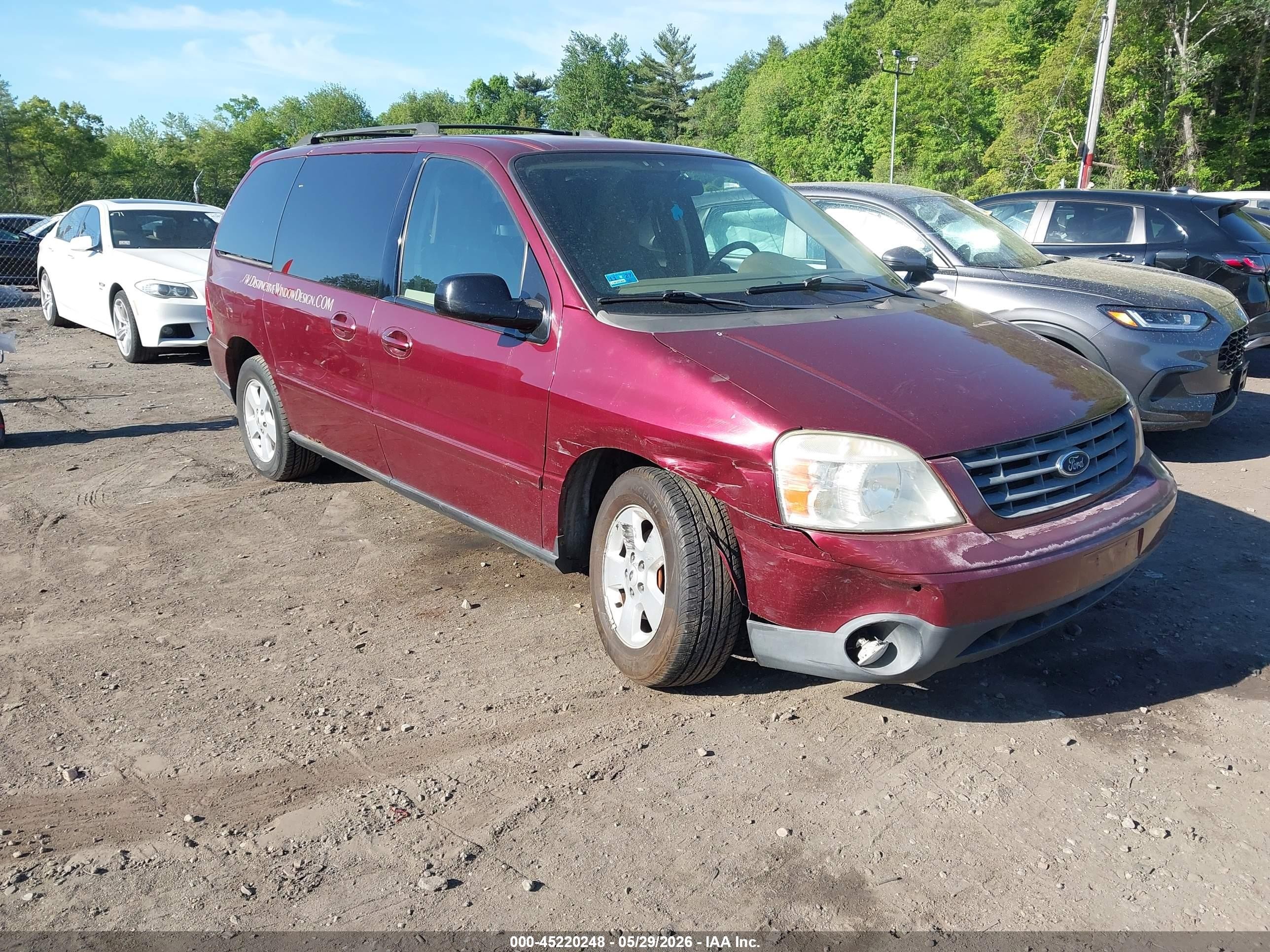 2006 Ford Freestar SE, VIN 2FMZA51636BA38474 — Rear end