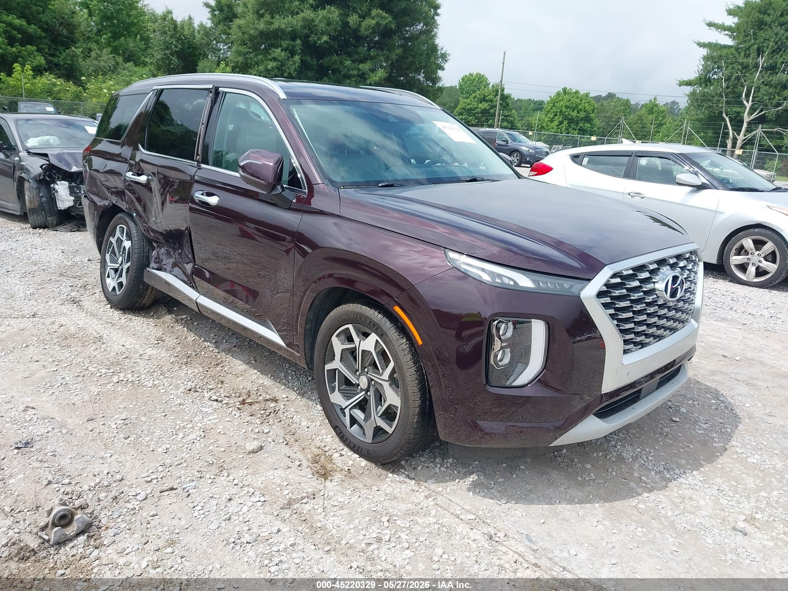 2022 Hyundai Palisade Limited, VIN KM8R54HE2NU376209 — Side