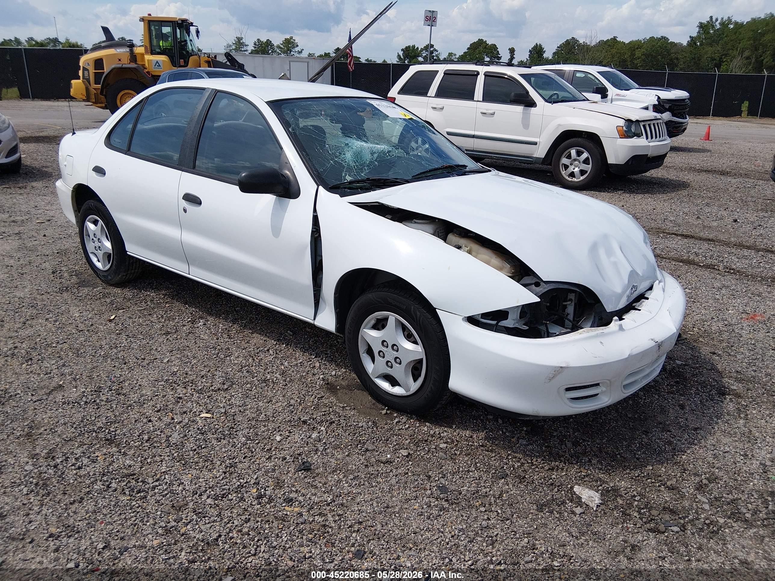 2001 Chevrolet Cavalier, VIN 1G1JC524117273541 — Front end