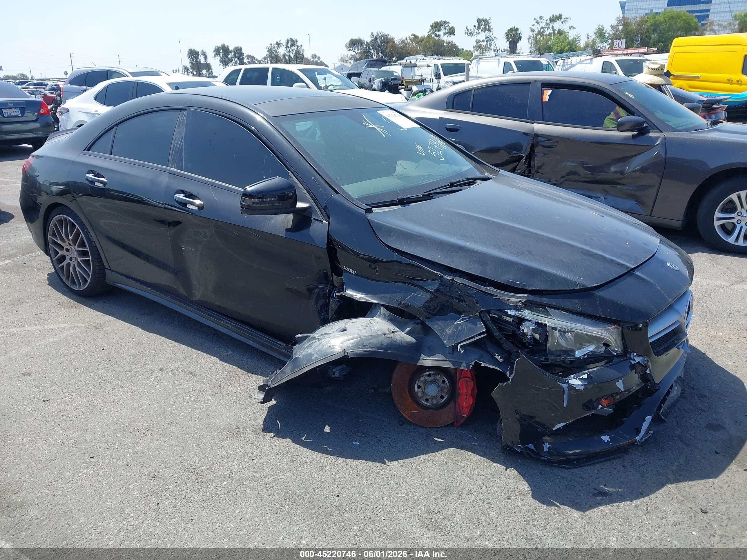 2018 Mercedes-Benz CLA 45 AMG, VIN WDDSJ5CB4JN527968 — Front end