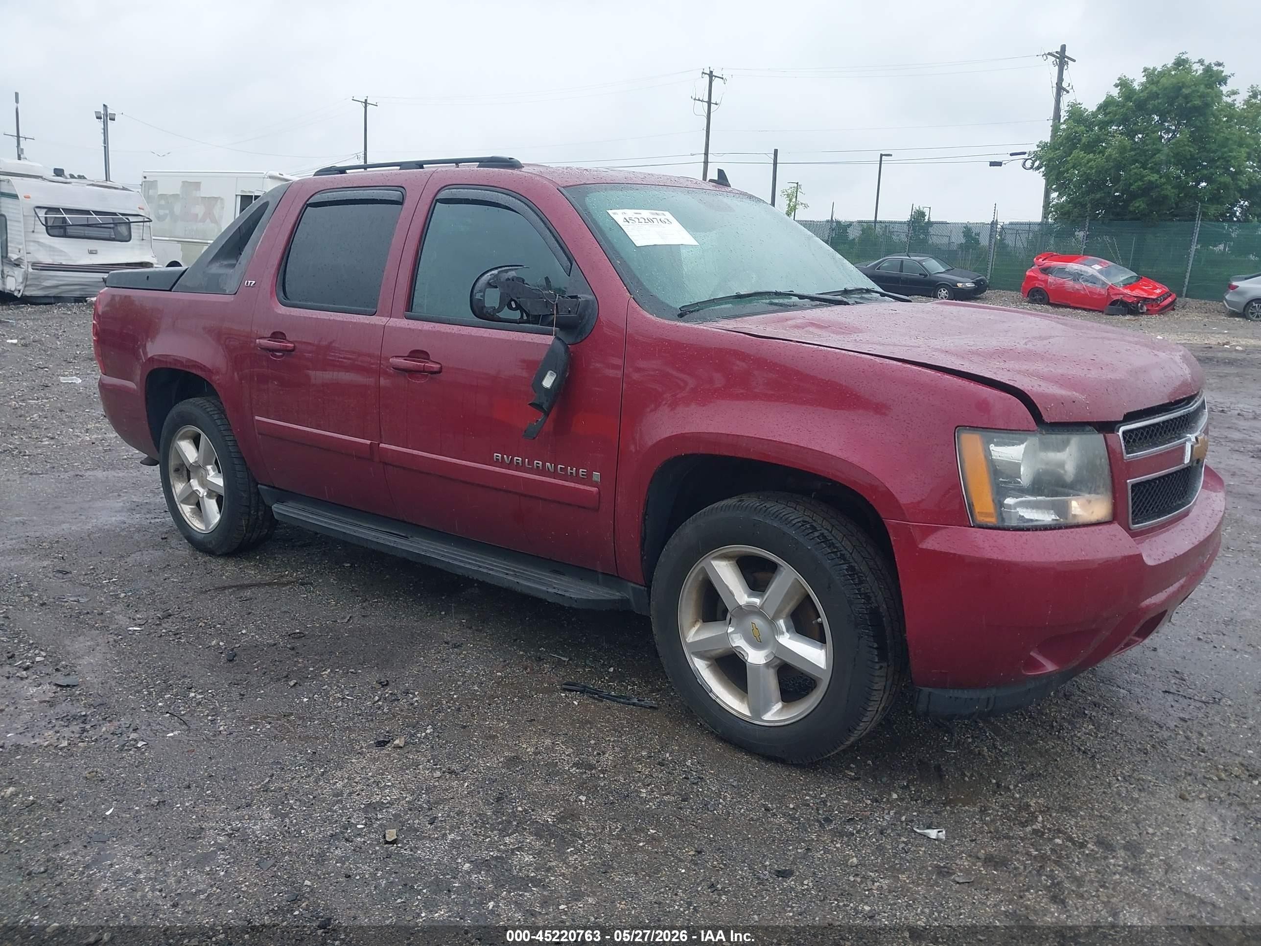 2007 Chevrolet Avalanche 3LT, VIN 3GNFK12367G237915 — Front end