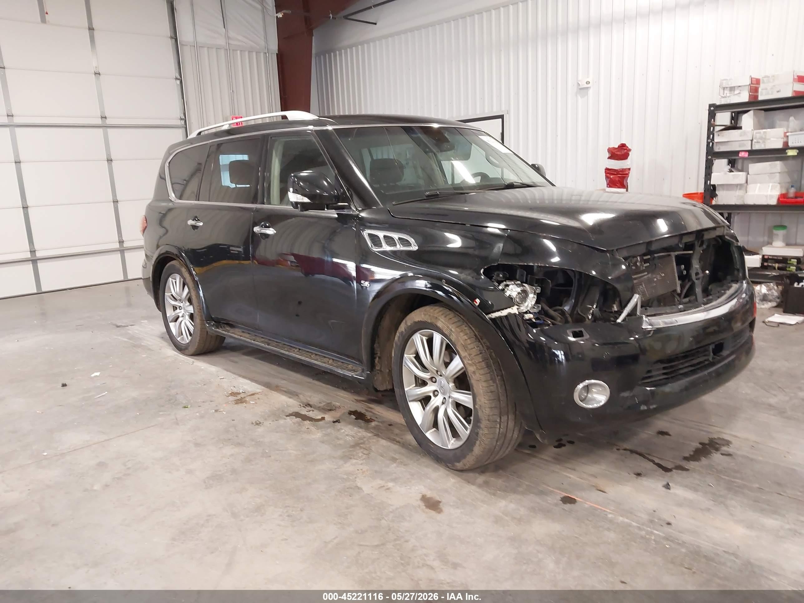 2014 Infiniti QX80, VIN JN8AZ2NC1E9351189 — Front end