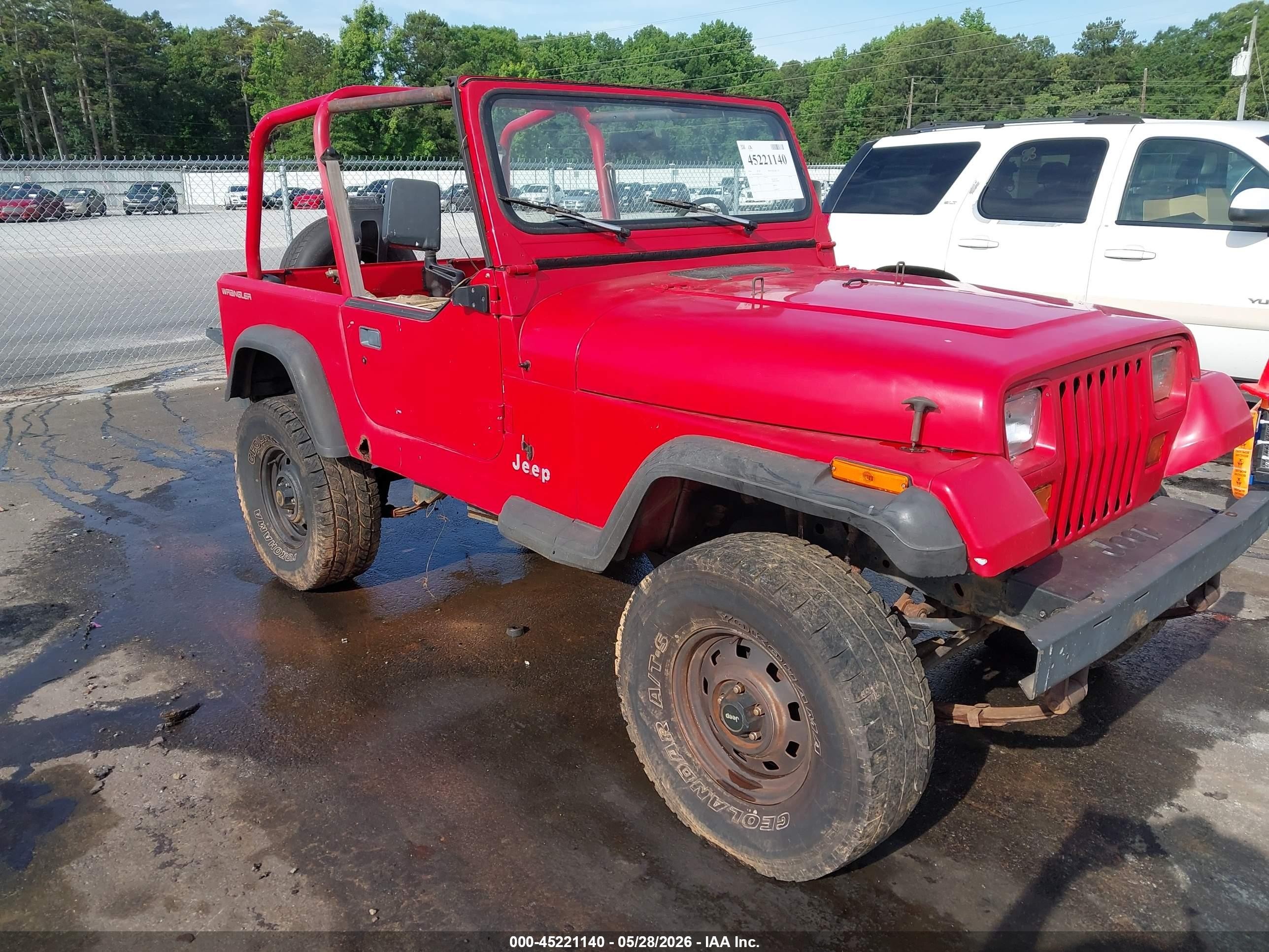1994 Jeep Wrangler S, VIN 1J4FY19P7RP416439 — Normal wear