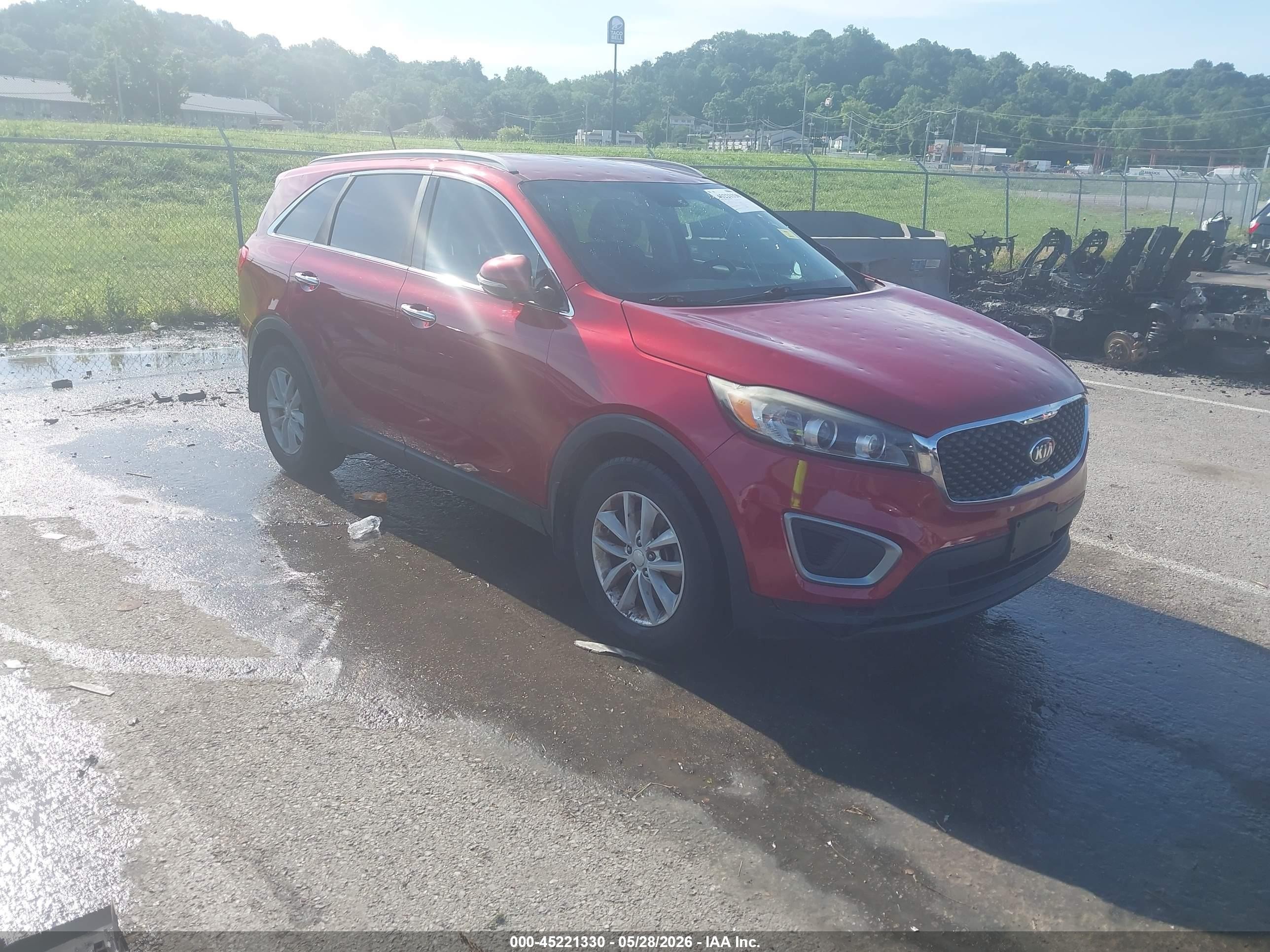 2016 Kia Sorento LX, VIN 5XYPG4A53GG157926 — Hail