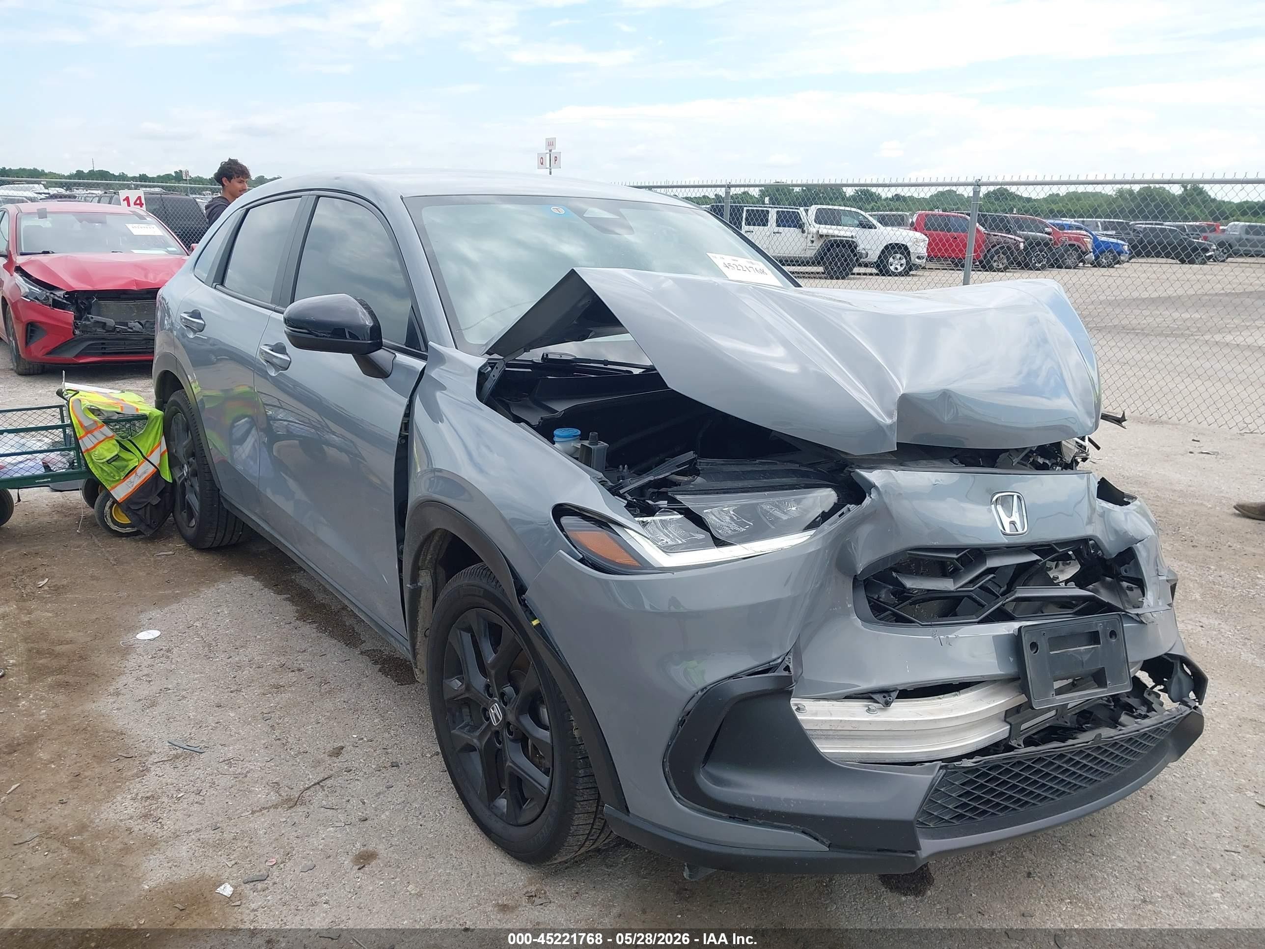 2024 Honda HR-V Sport, VIN 3CZRZ1H50RM721779 — Front end
