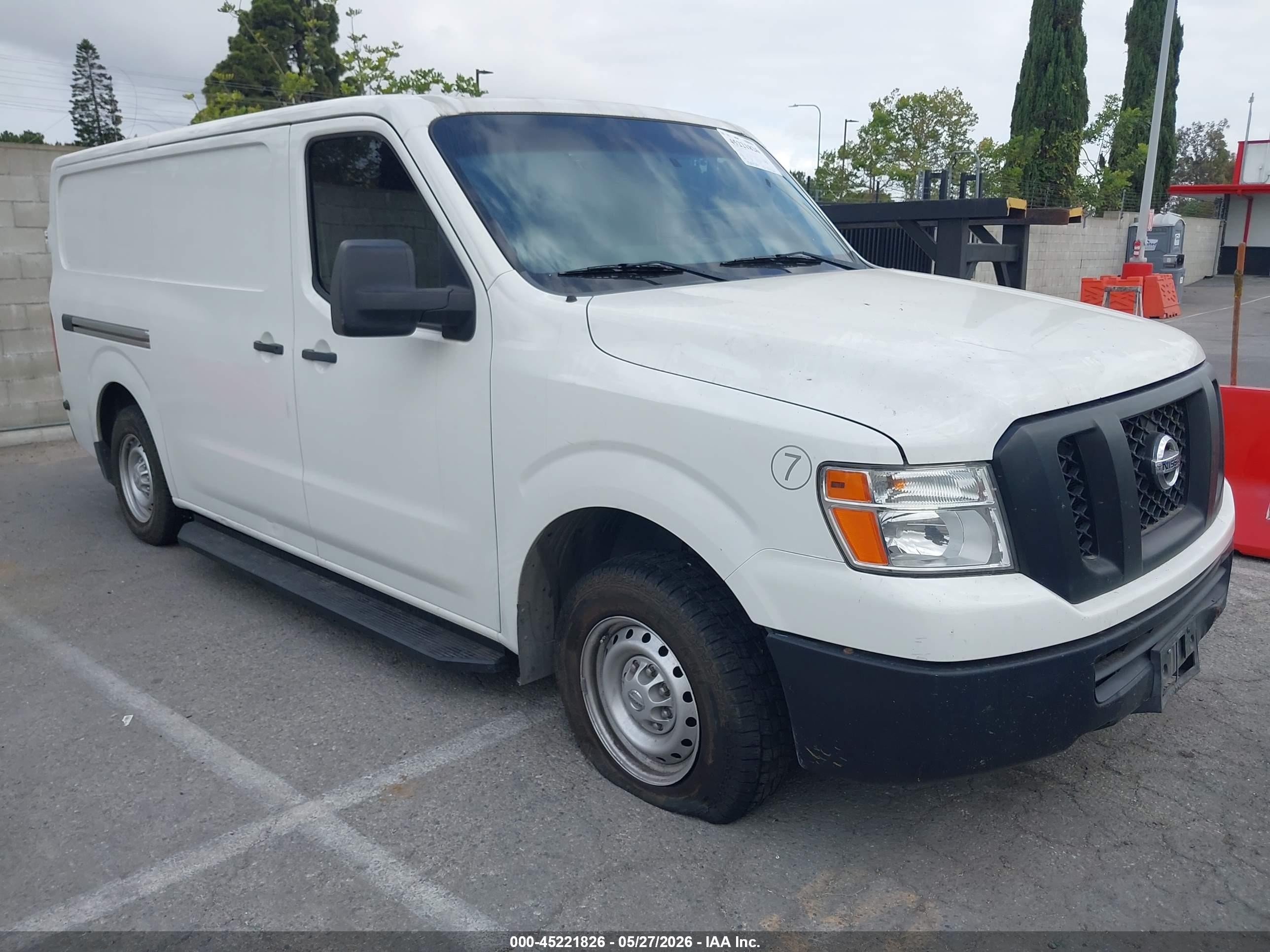 2019 Nissan NV Cargo SV, VIN 1N6BF0KM7KN802197 — Vandalism