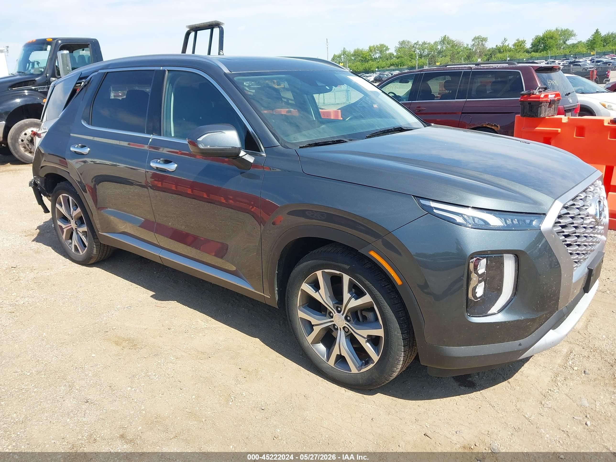 2022 Hyundai Palisade SEL, VIN KM8R4DHEXNU408603 — Rear end