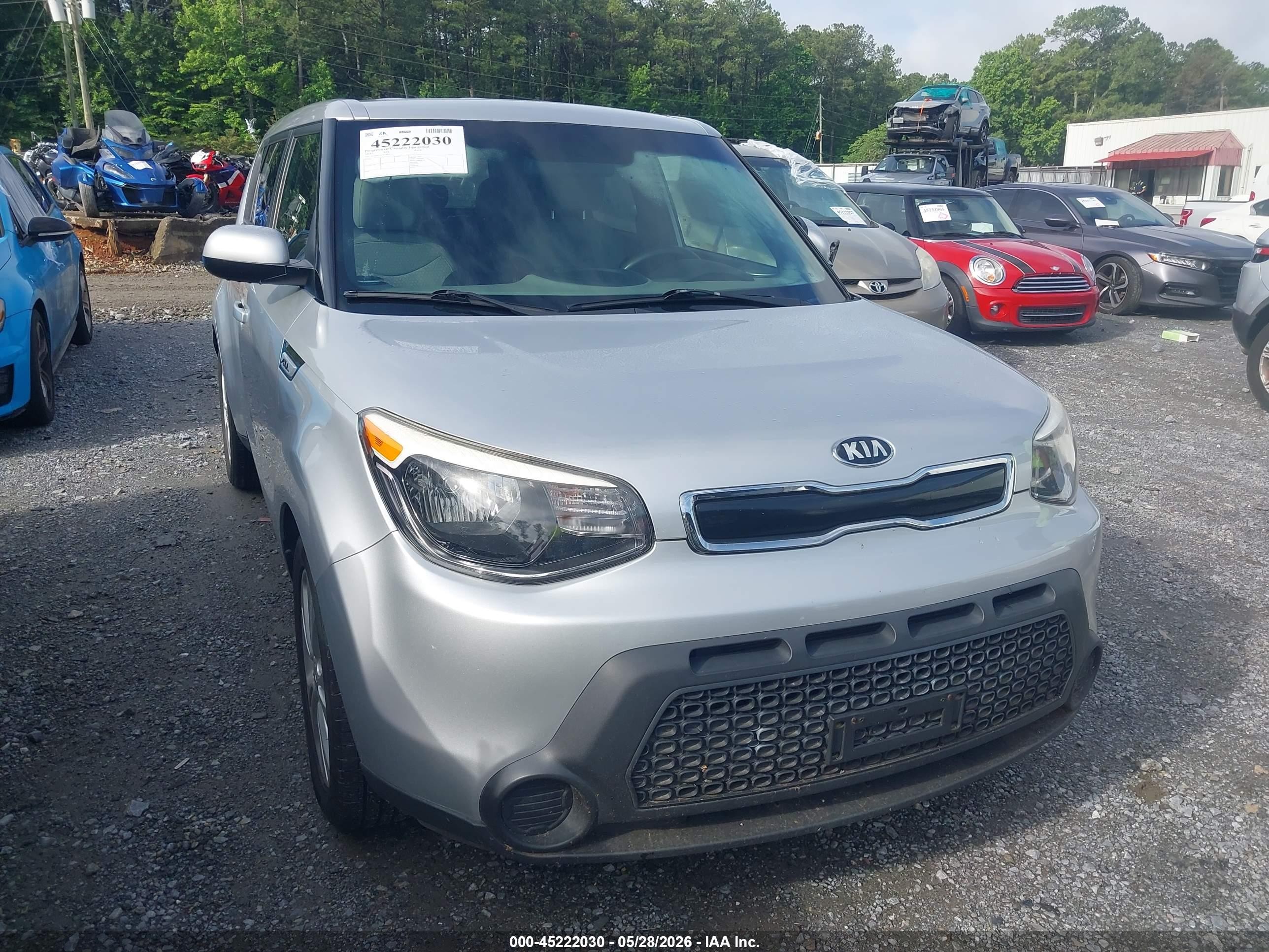 2015 Kia Soul +, VIN KNDJP3A54F7802773 — Water / flood