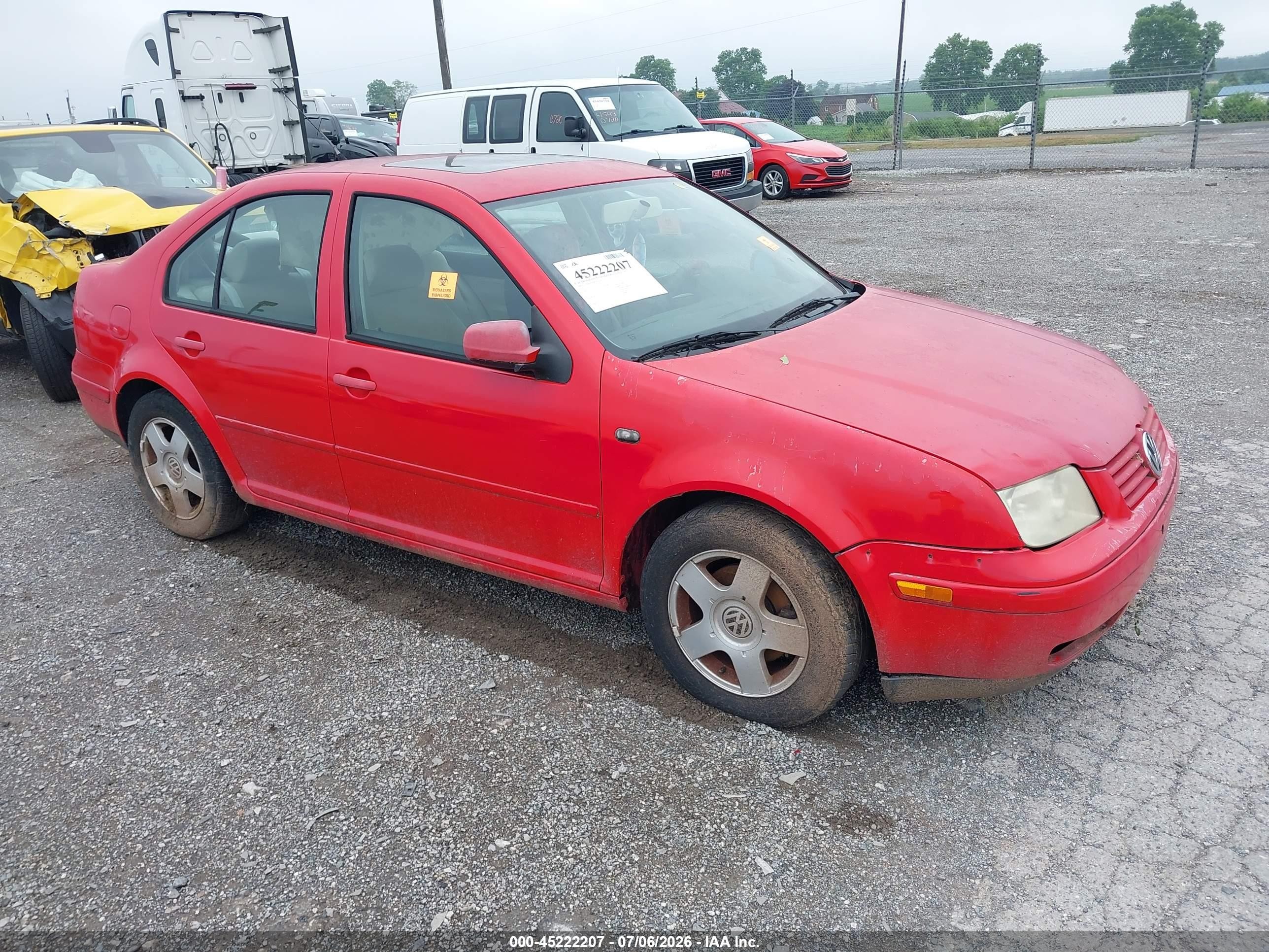 2001 Volkswagen Jetta, VIN 3VWSS29M01M020832 — Обычный износ