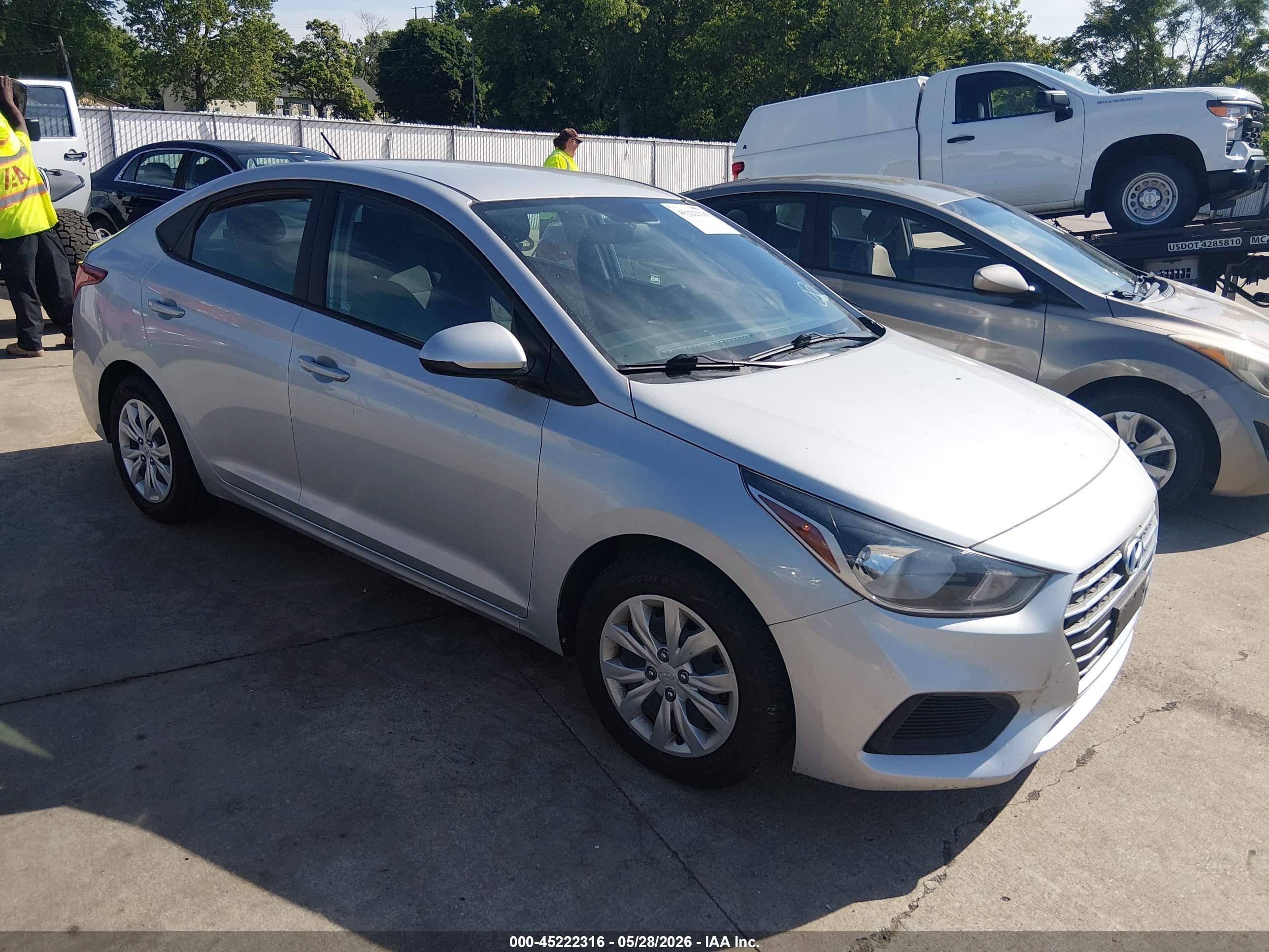 2021 Hyundai Accent SE, VIN 3KPC24A67ME148791 — Front end