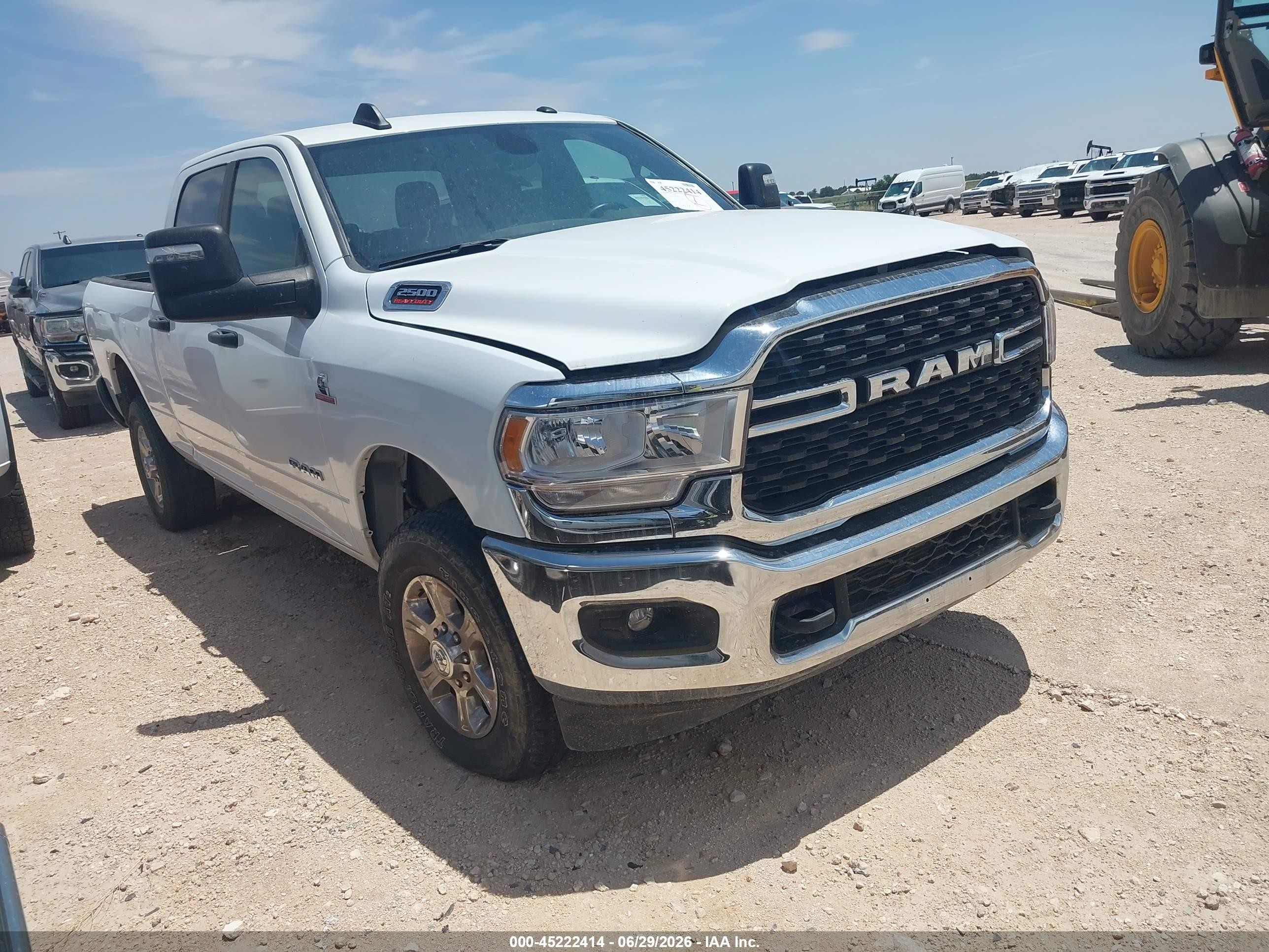 2024 Ram 2500 Big Horn, VIN 3C6UR5DL9RG348940 — Вандализм