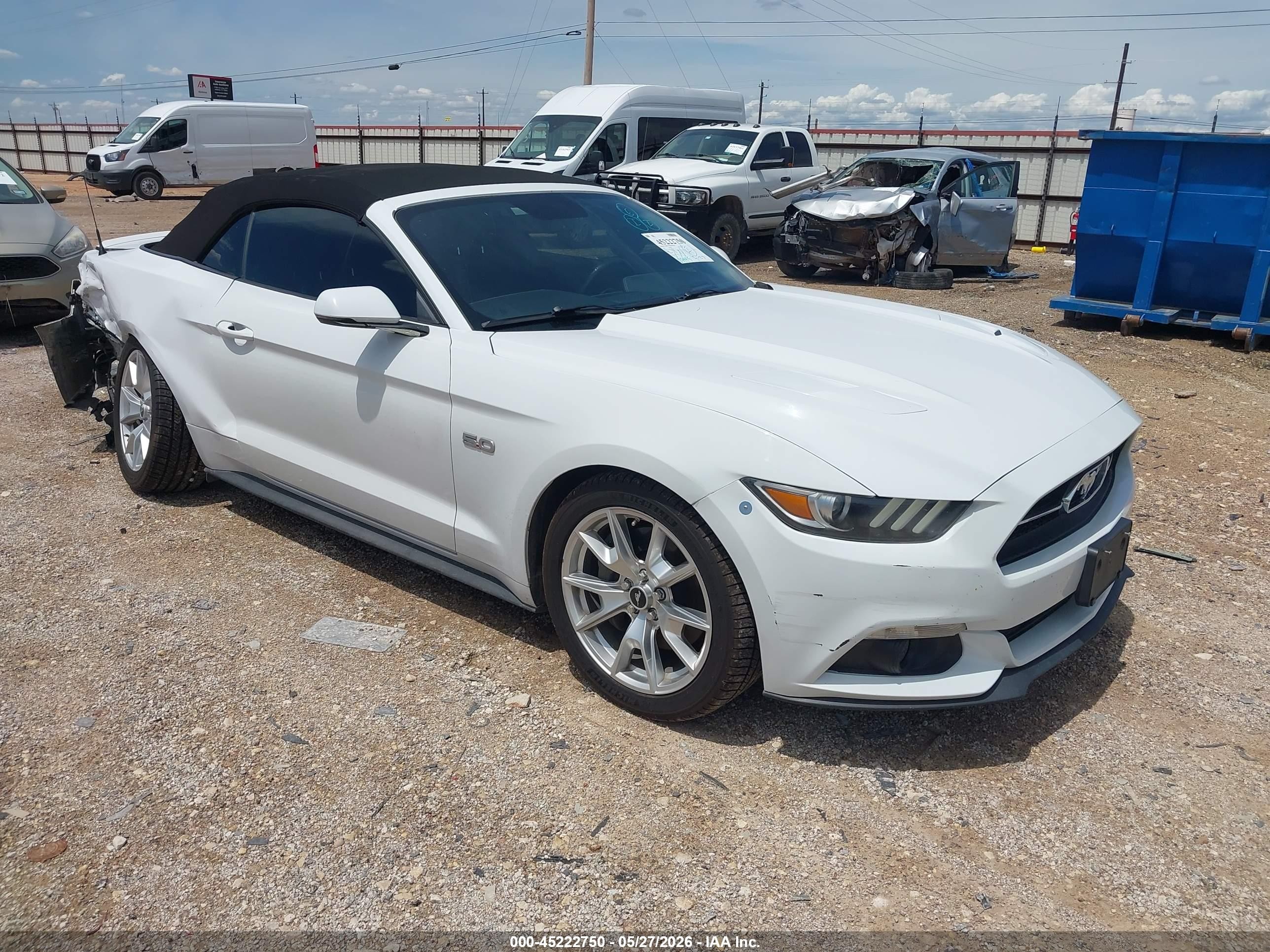 2015 Ford Mustang GT Premium, VIN 1FATP8FF5F5362720 — Rear end