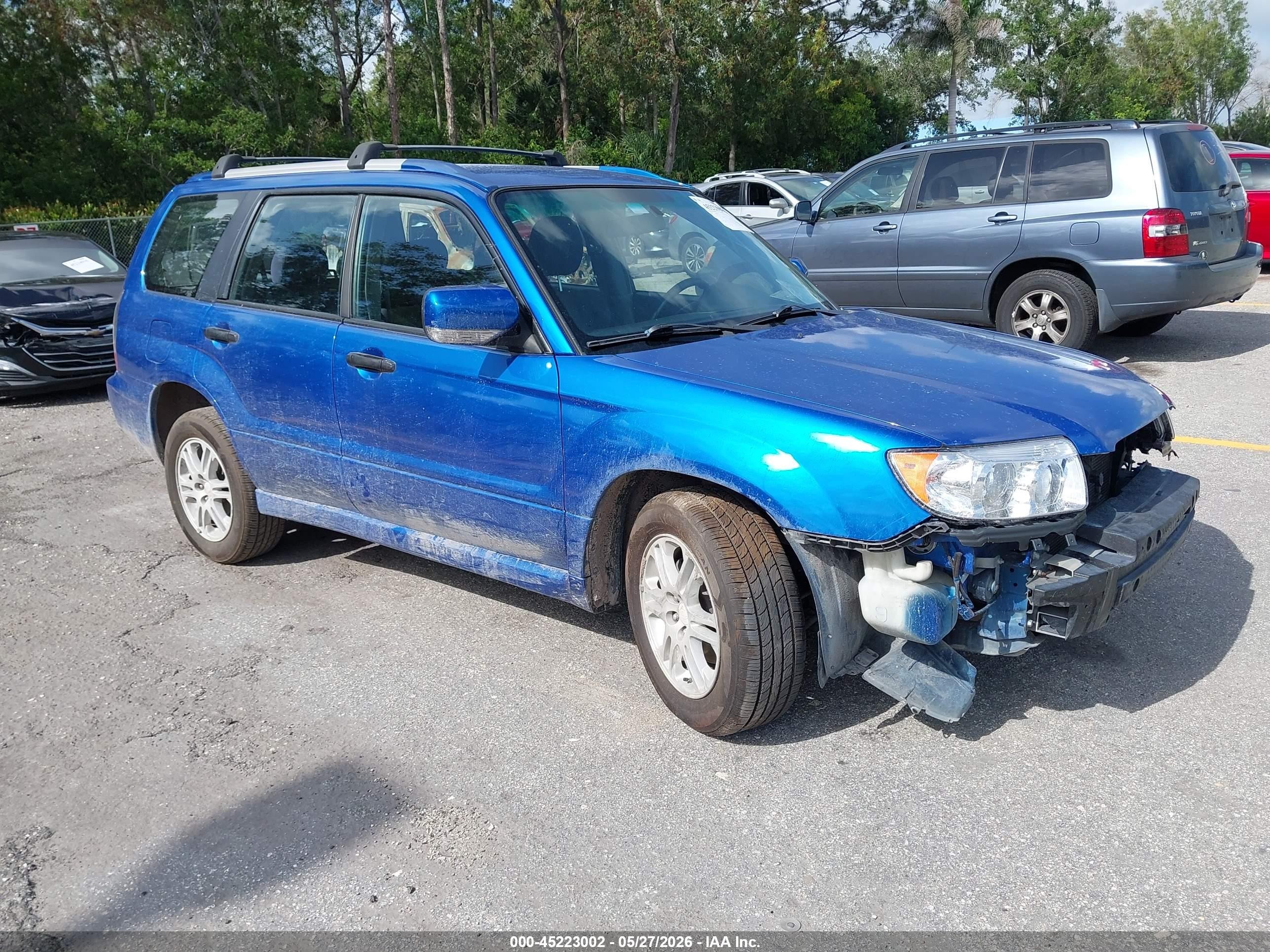 2008 Subaru Forester Special Sports X, VIN JF1SG66618H729310 — Front end