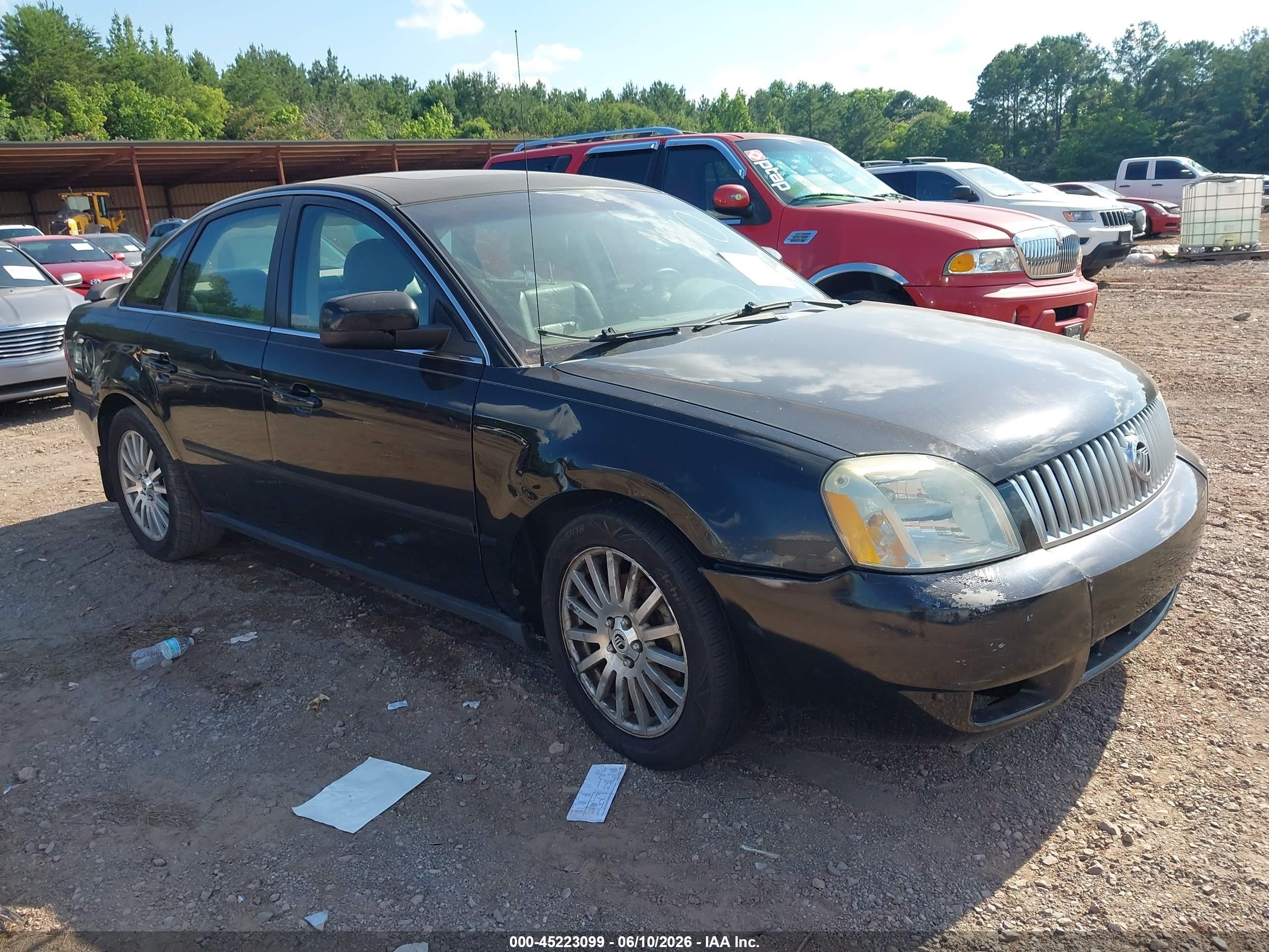 2005 Mercury Montego Premier, VIN 1MEFM42155G617192 — Front end