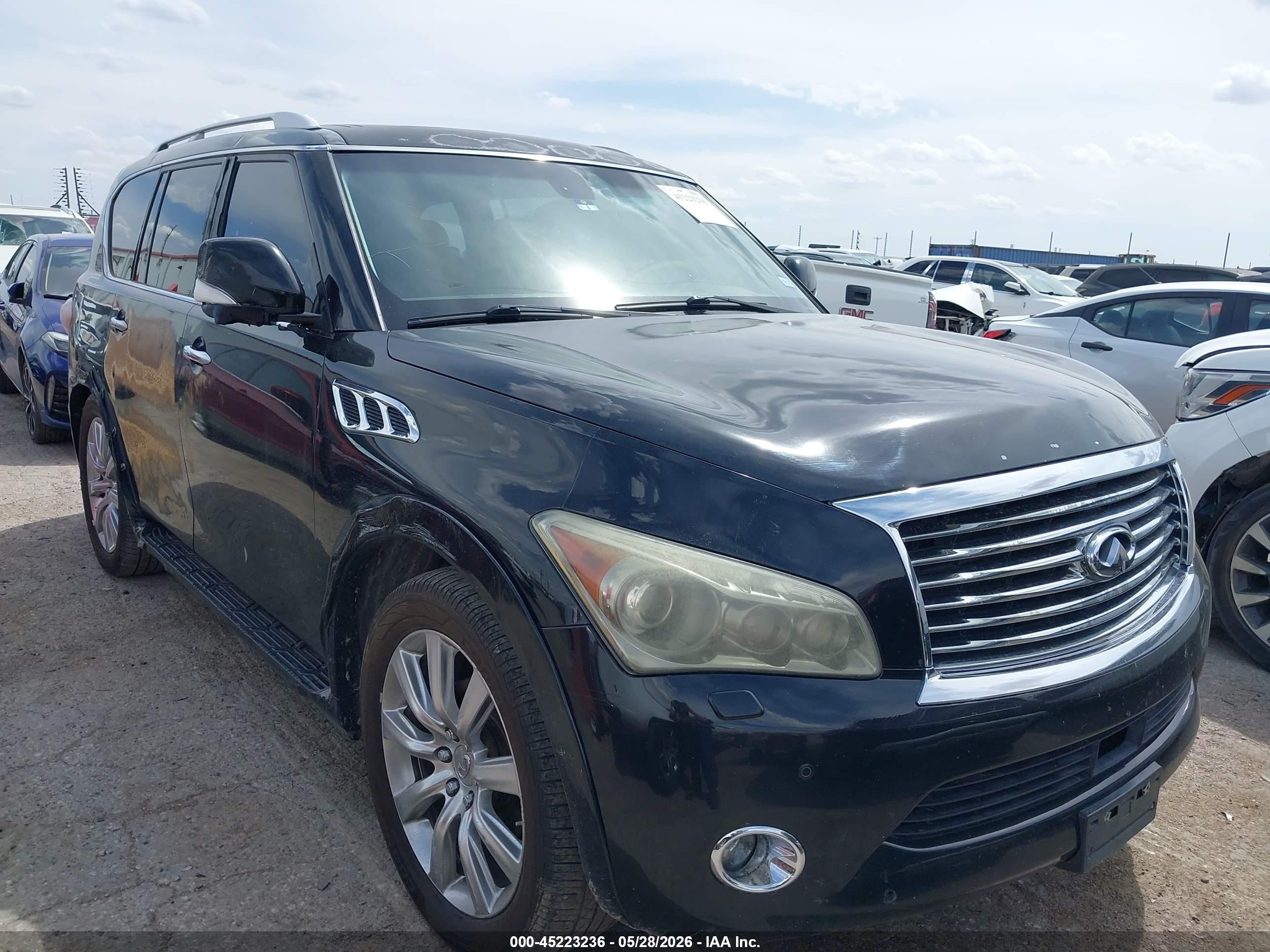 2013 Infiniti QX56, VIN JN8AZ2NF5D9530053 — Burn
