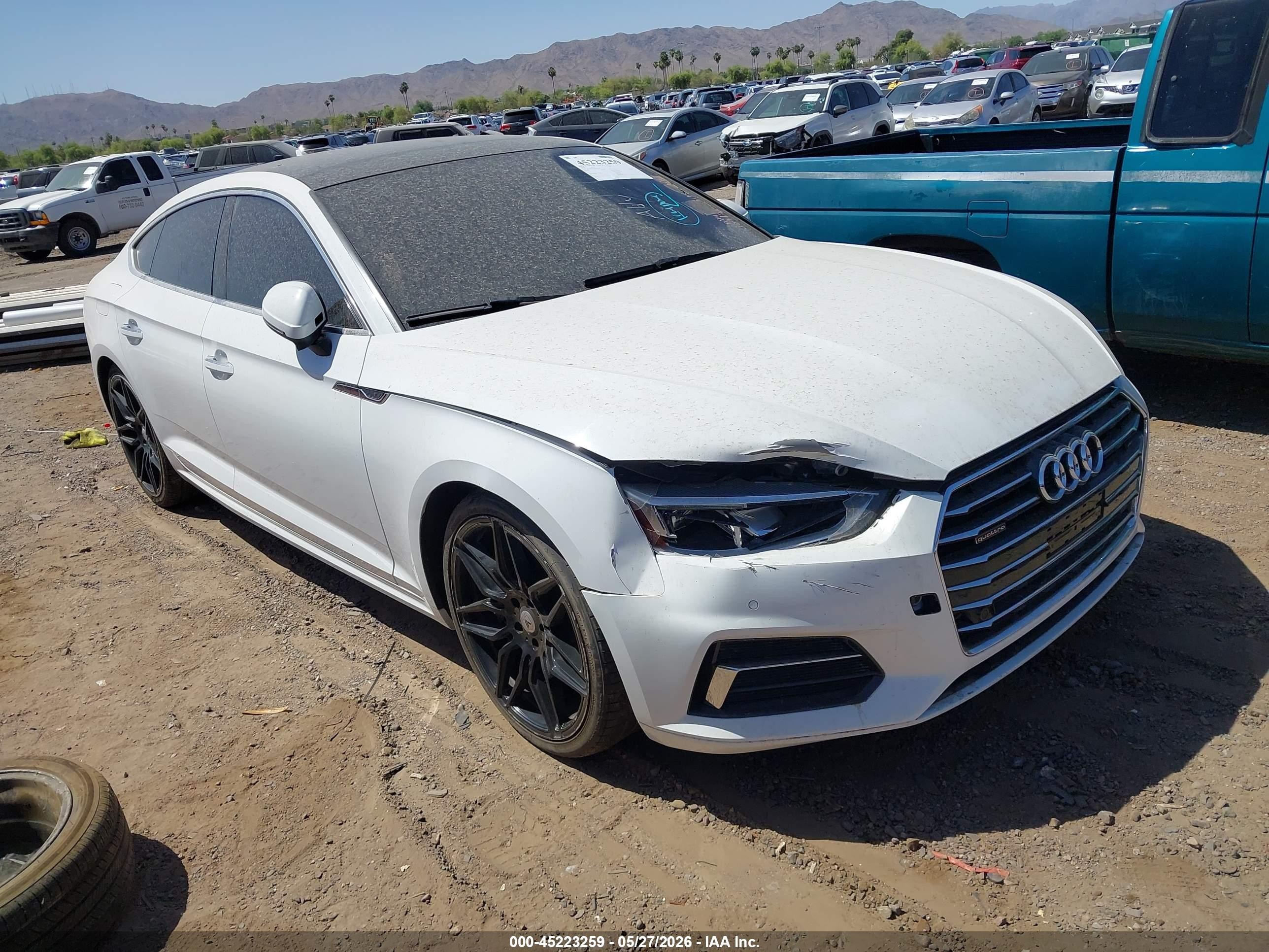 2018 Audi A5 Sportback Premium Plus, VIN WAUBNCF5XJA014740 — Механическое