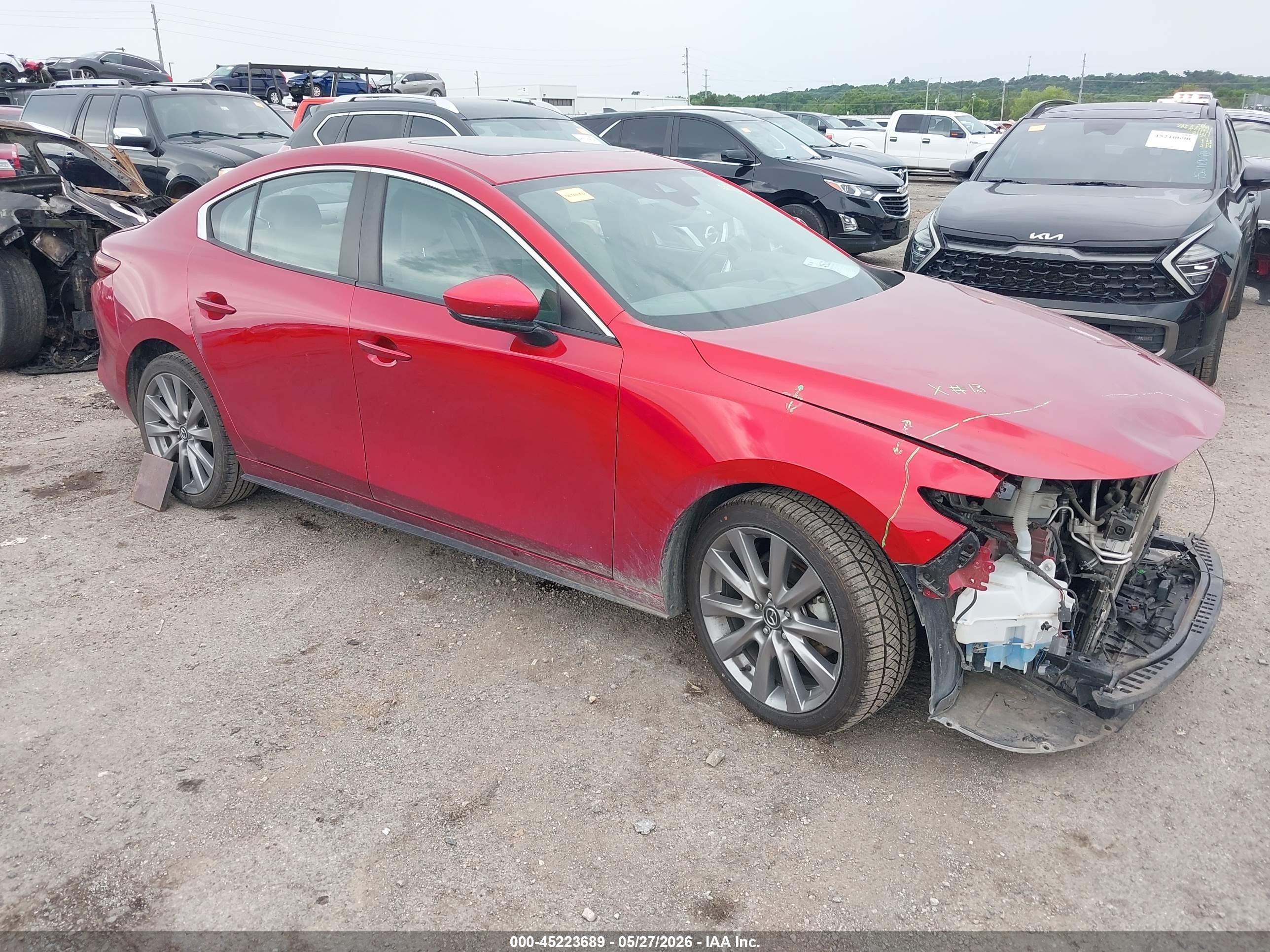 2023 Mazda 3 S Preferred, VIN 3MZBPACM7PM361982 — Front end