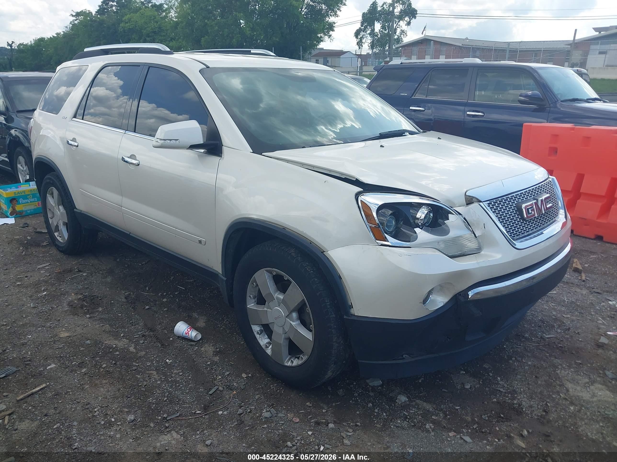 2009 GMC Acadia SLT2, VIN 1GKER33D09J106441 — Перед