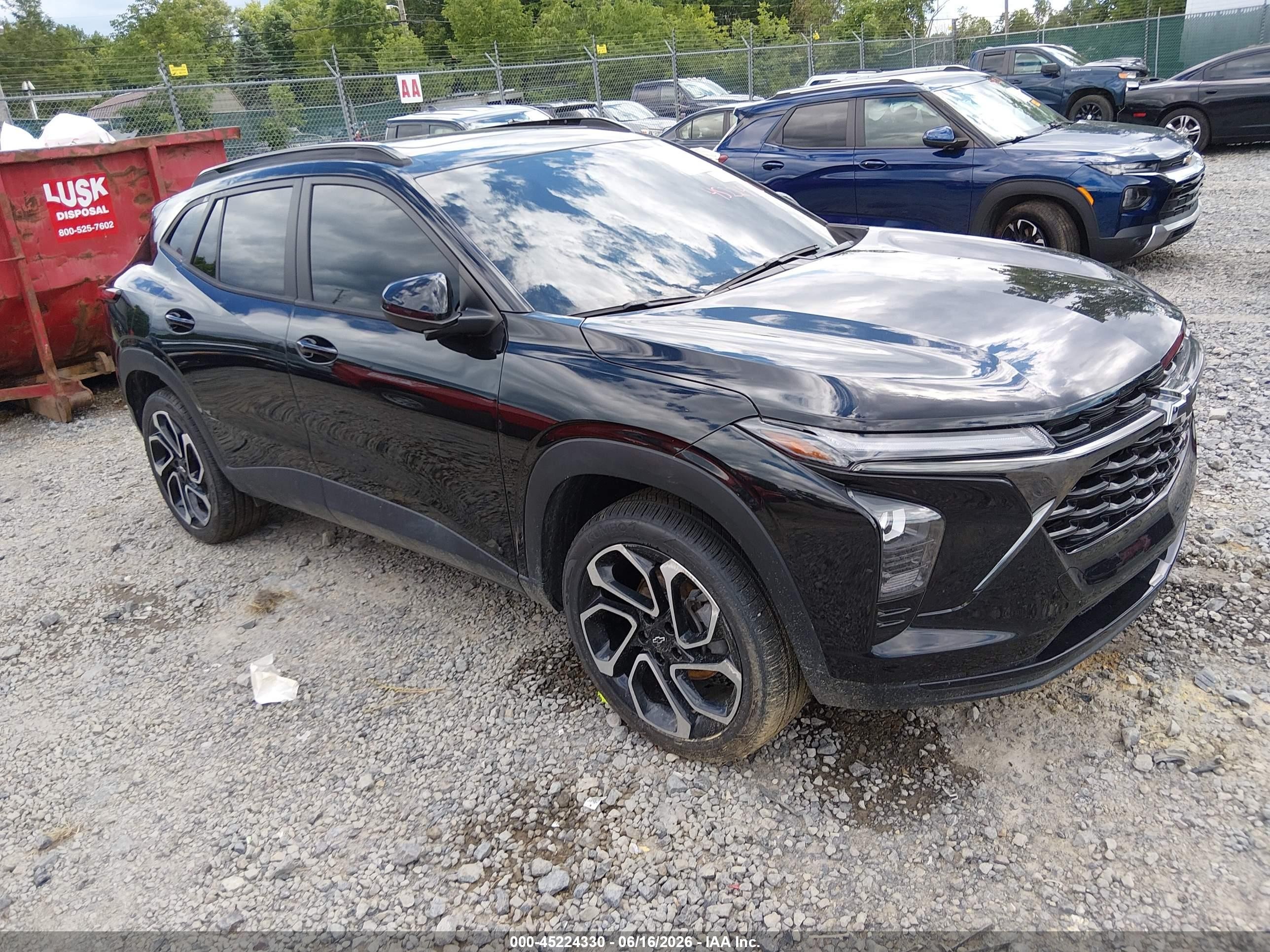 2024 Chevrolet Trax 2RS, VIN KL77LJE24RC017981 — Water / flood