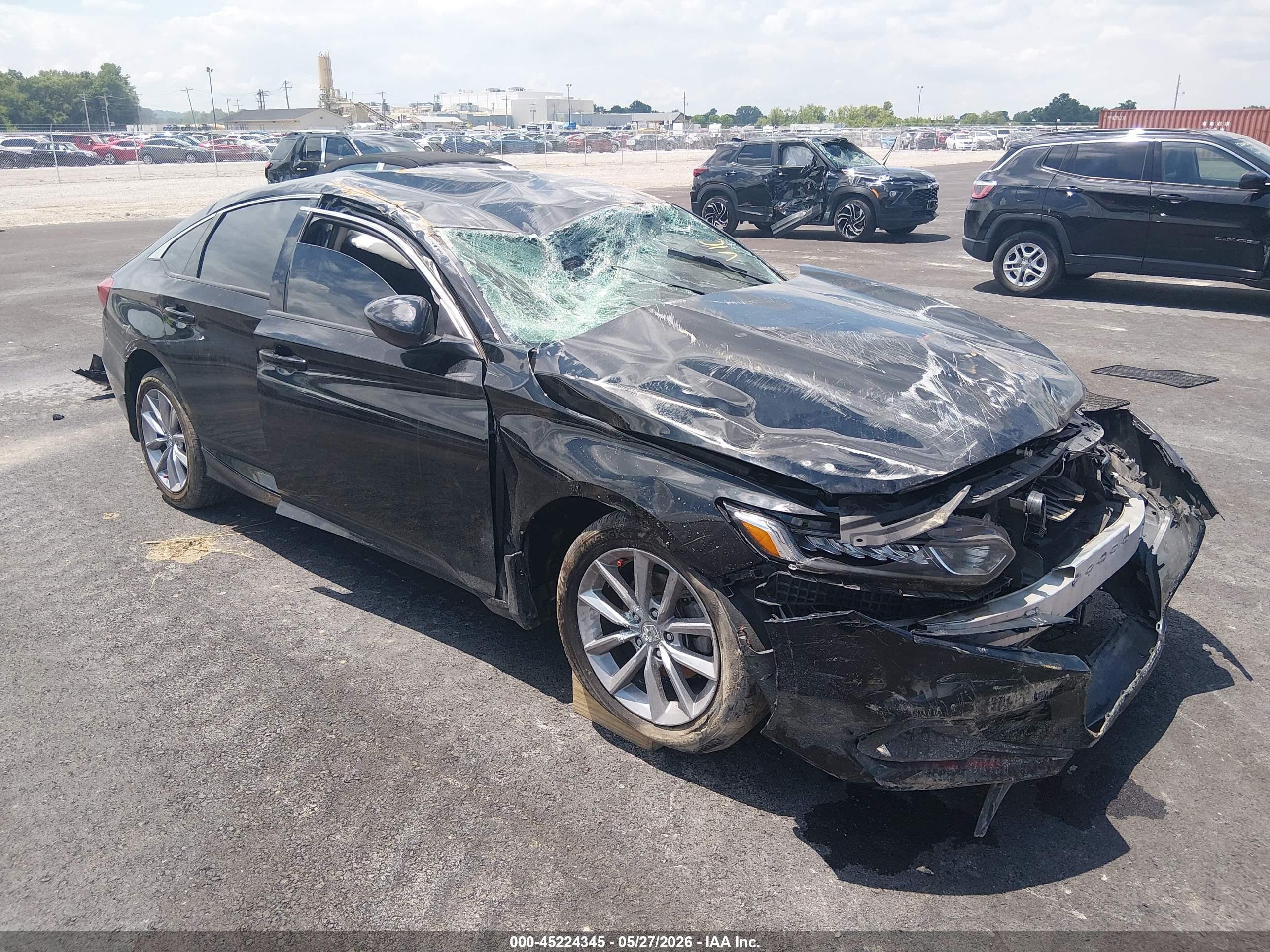 2022 Honda Accord LX, VIN 1HGCV1F17NA065533 — Rollover