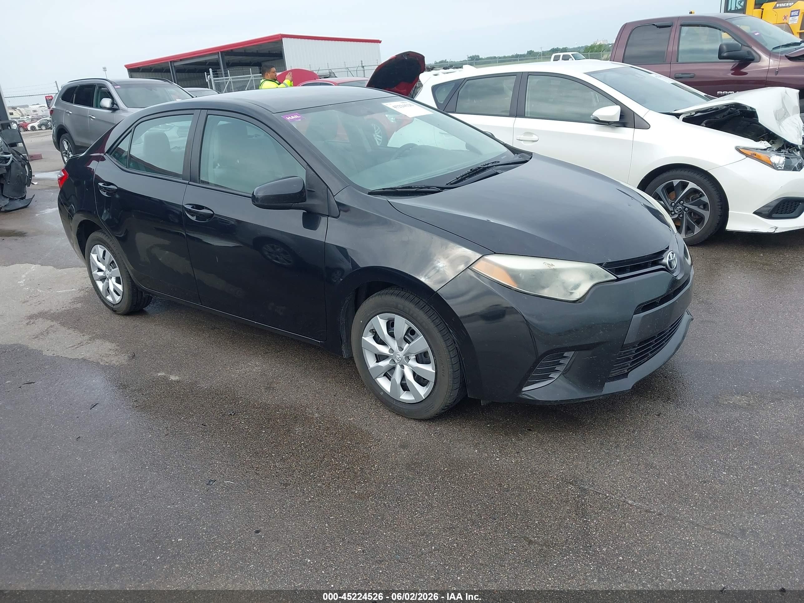 2016 Toyota Corolla LE, VIN 5YFBURHE2GP500761 — Hail